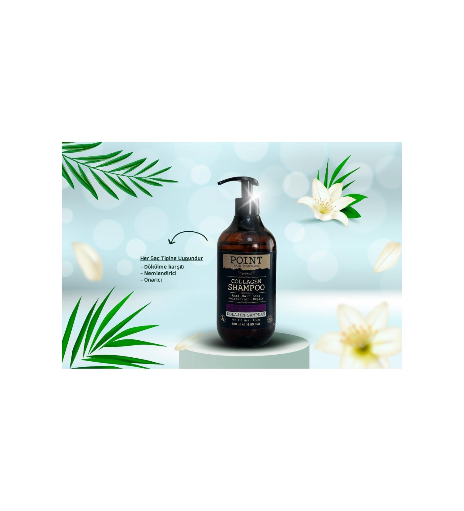 Point Anti-Hair Loss Nourishing Repairing Collagen Shampoo. Hairdresser