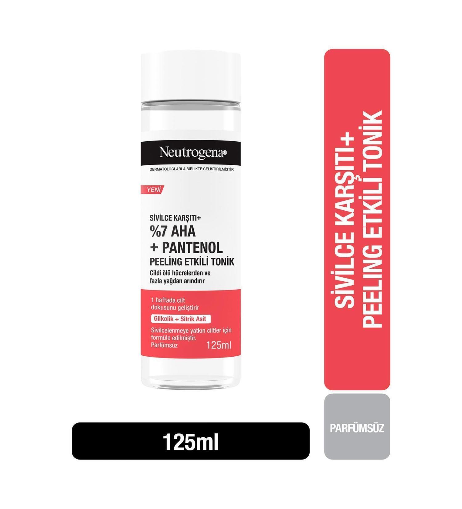 Neutrogena Anti-Acne Plus Peeling Toner Glycolic + Citric Acid 100ml PR - Buy Online on GoSupps.com