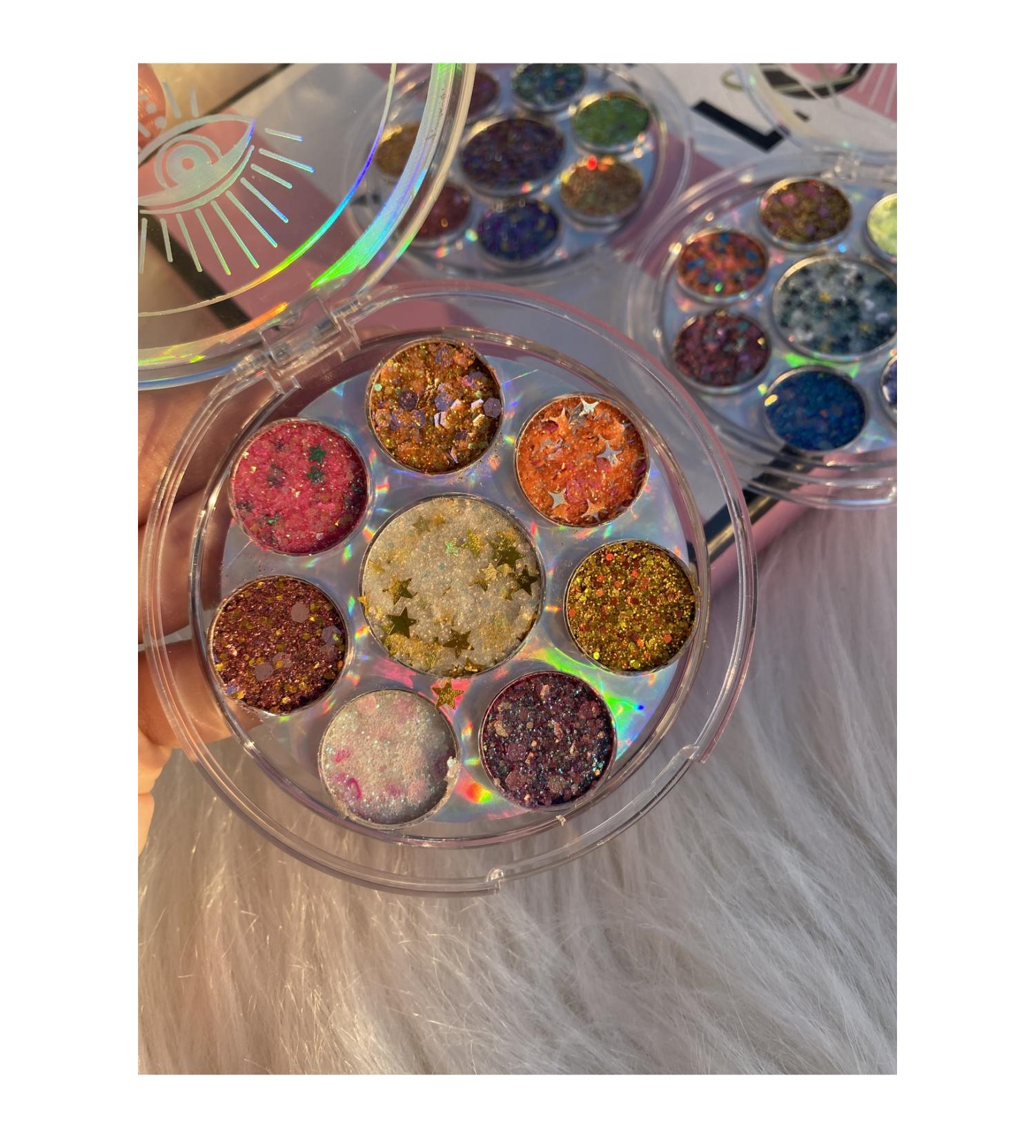 Makeupistan 8 Color Luxury Glitter Palette