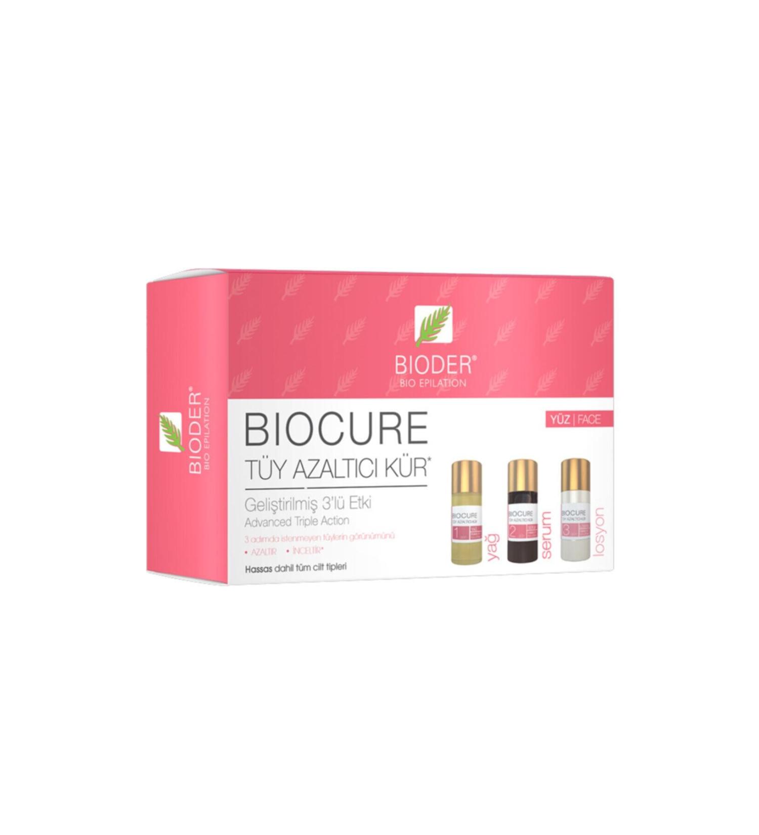 Bioder Biocure Hair Reducing Cure - For Face 3x5ml
