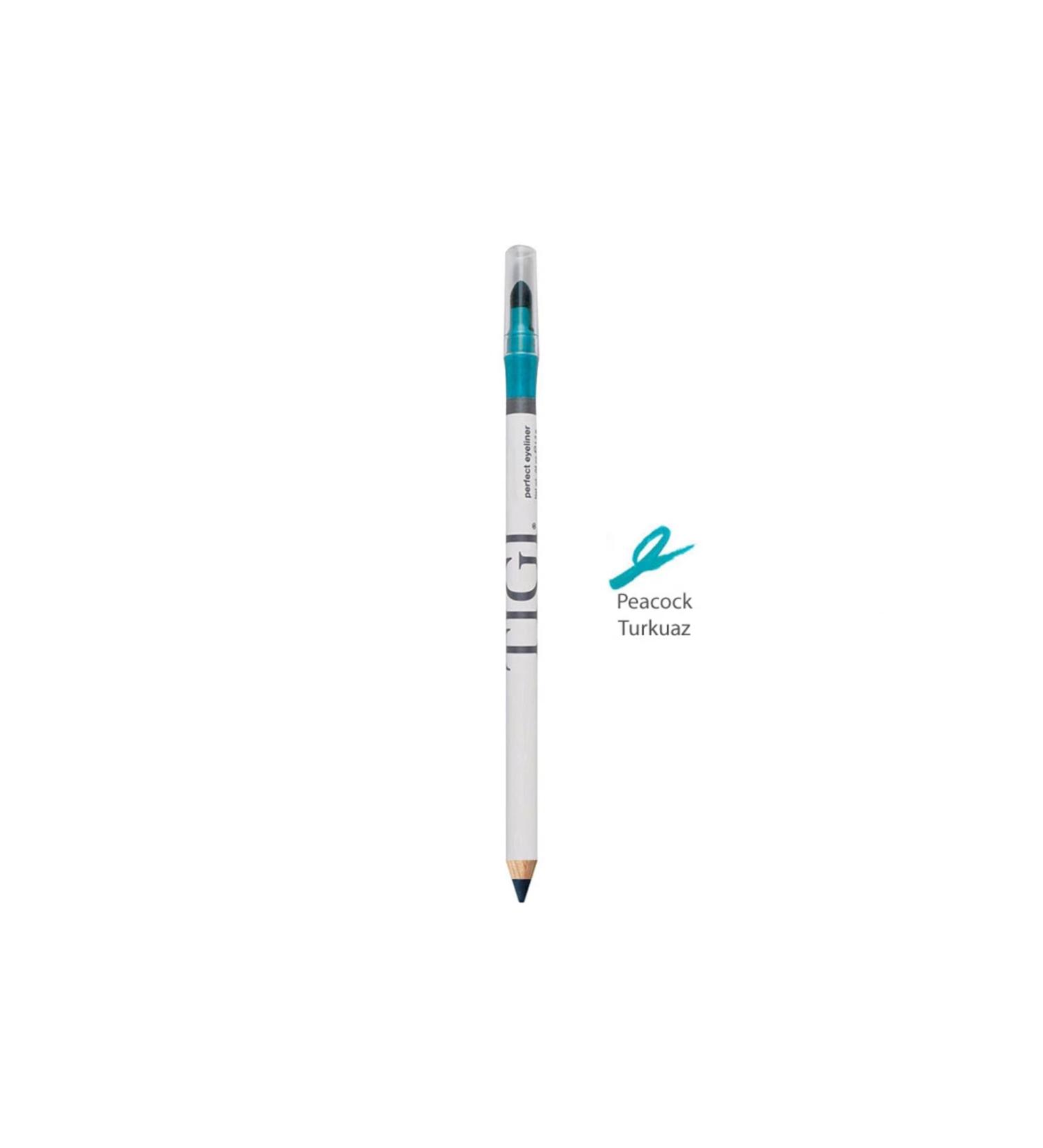 Tigi Cosmetics Perfect Eyeliner Eyeliner Eye Pencil Peacock - Turquoise
