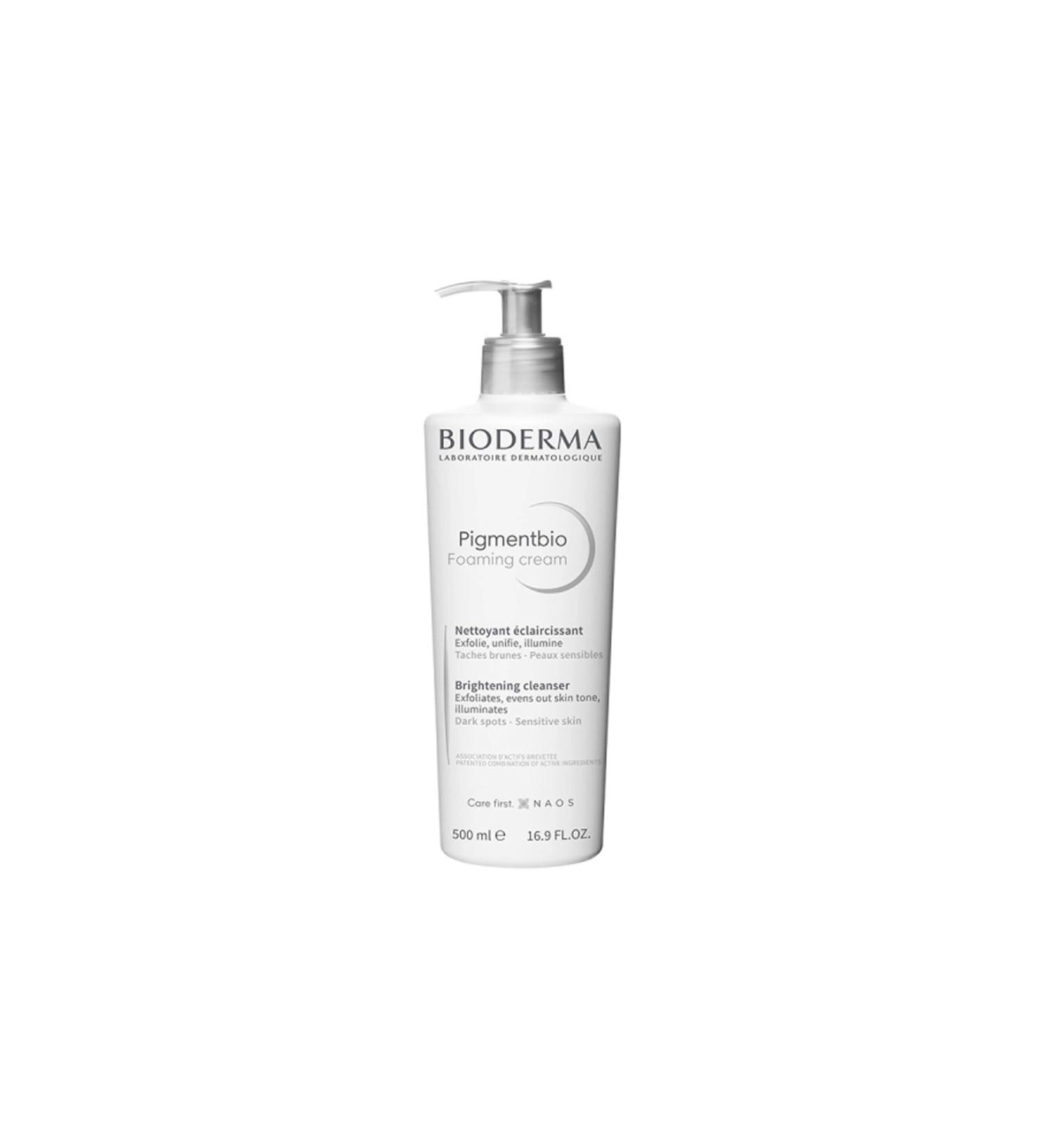 Bioderma Pigmentbio Foaming Cream Peeling Effective Cleansing Gel for Blemished Sensitive Skin 500ml