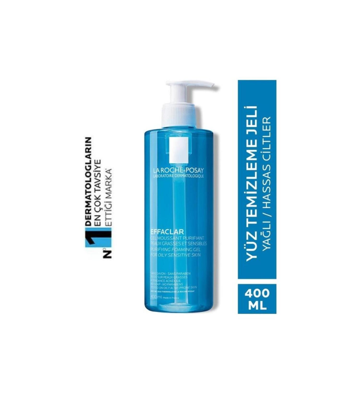 La Roche Posay Effaclar Gel 400 ml Soap-free cleanser for oily and irregular skin types