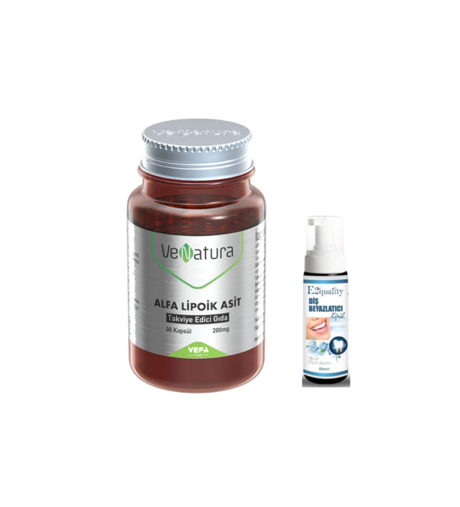 Venatura Alpha Lipoic Acid Food Supplement 90 Capsules - Teeth Whitening Foam