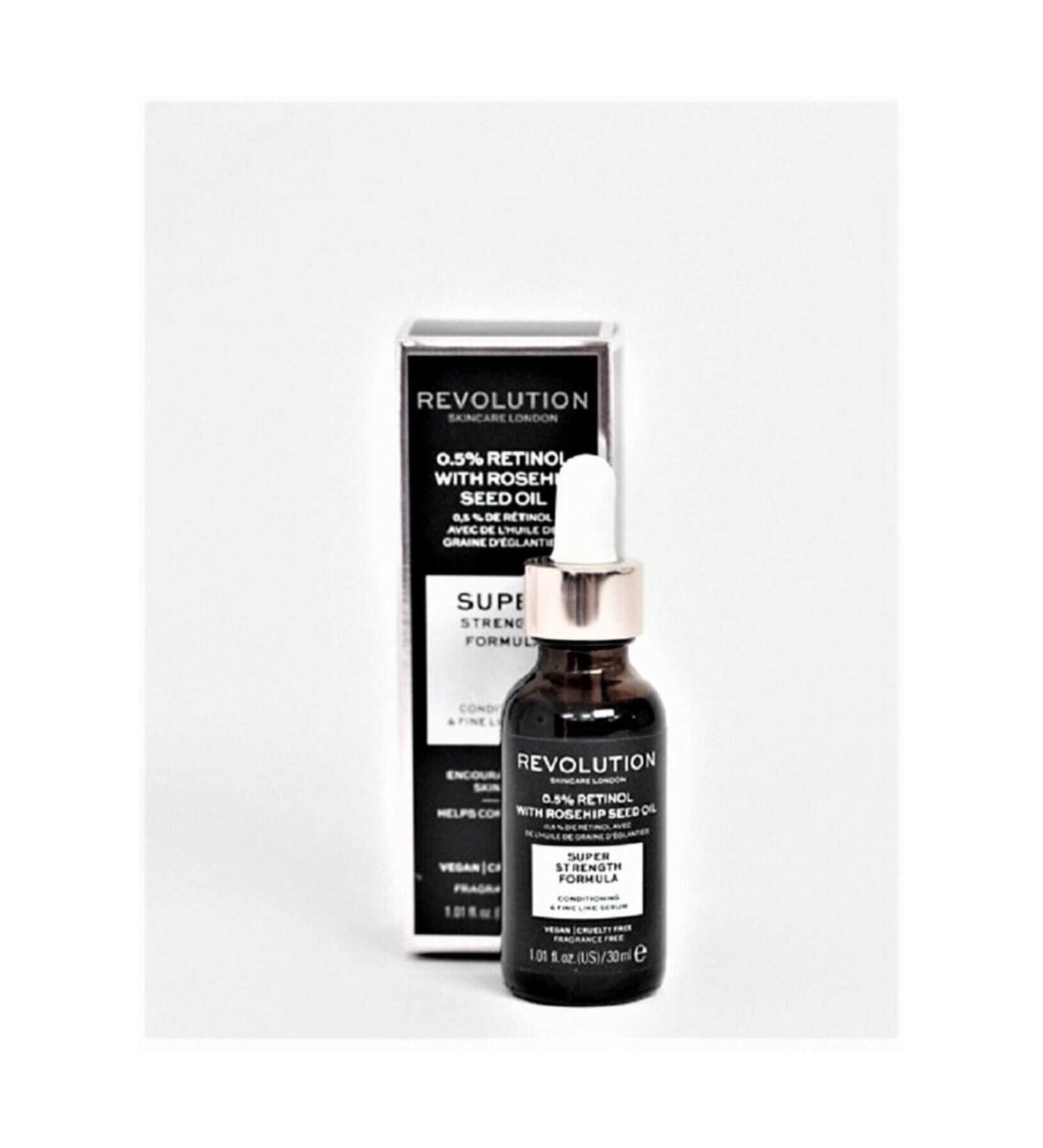 Revolution Skincare - ''Vegan'' Super Skin Serum with 5% Retinol and Rosehip Seed Oil - 30mlERD - Buy Online on GoSupps.com