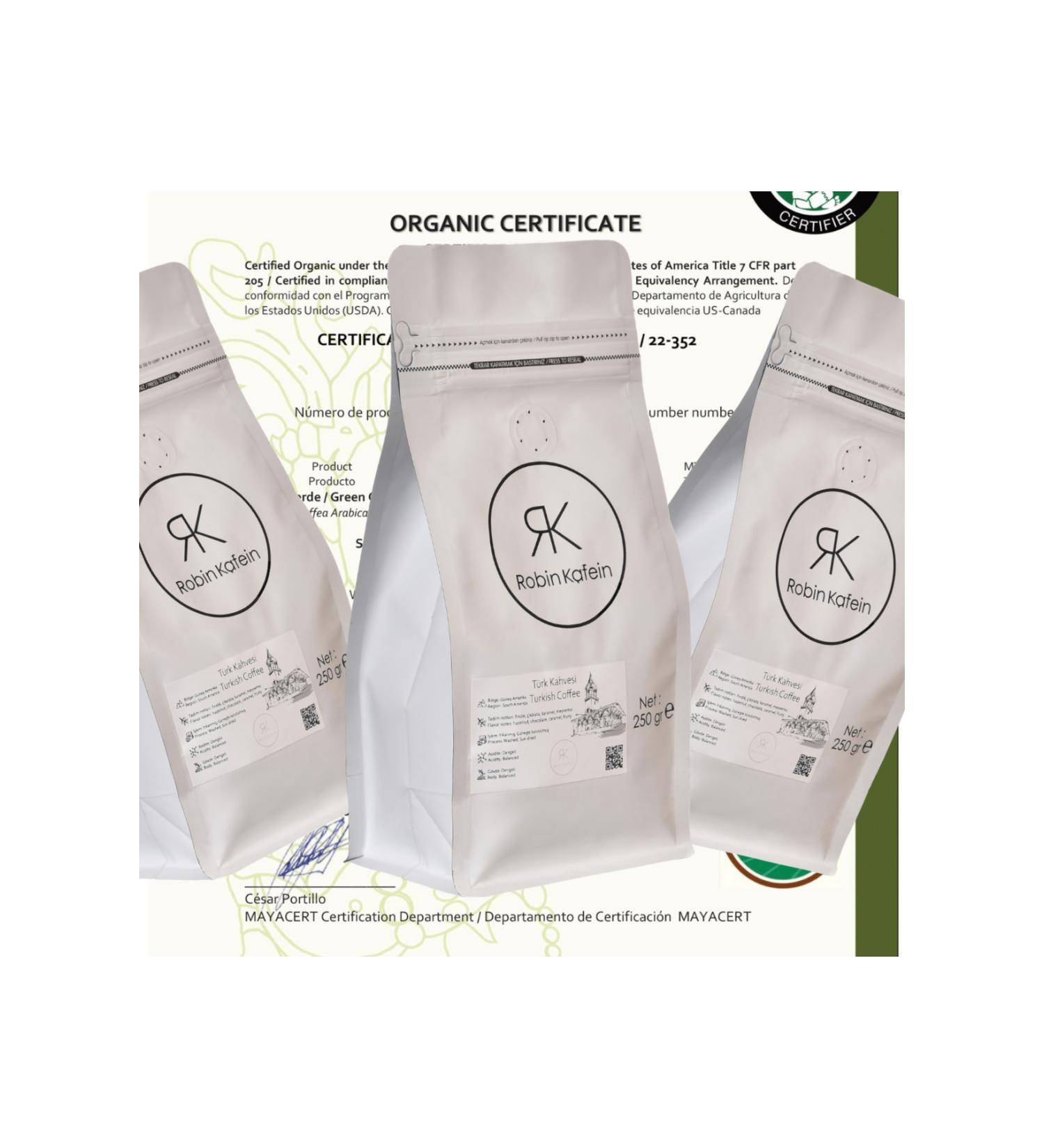 Robin Kafein 3 Pieces 250 GR Turkish Coffee