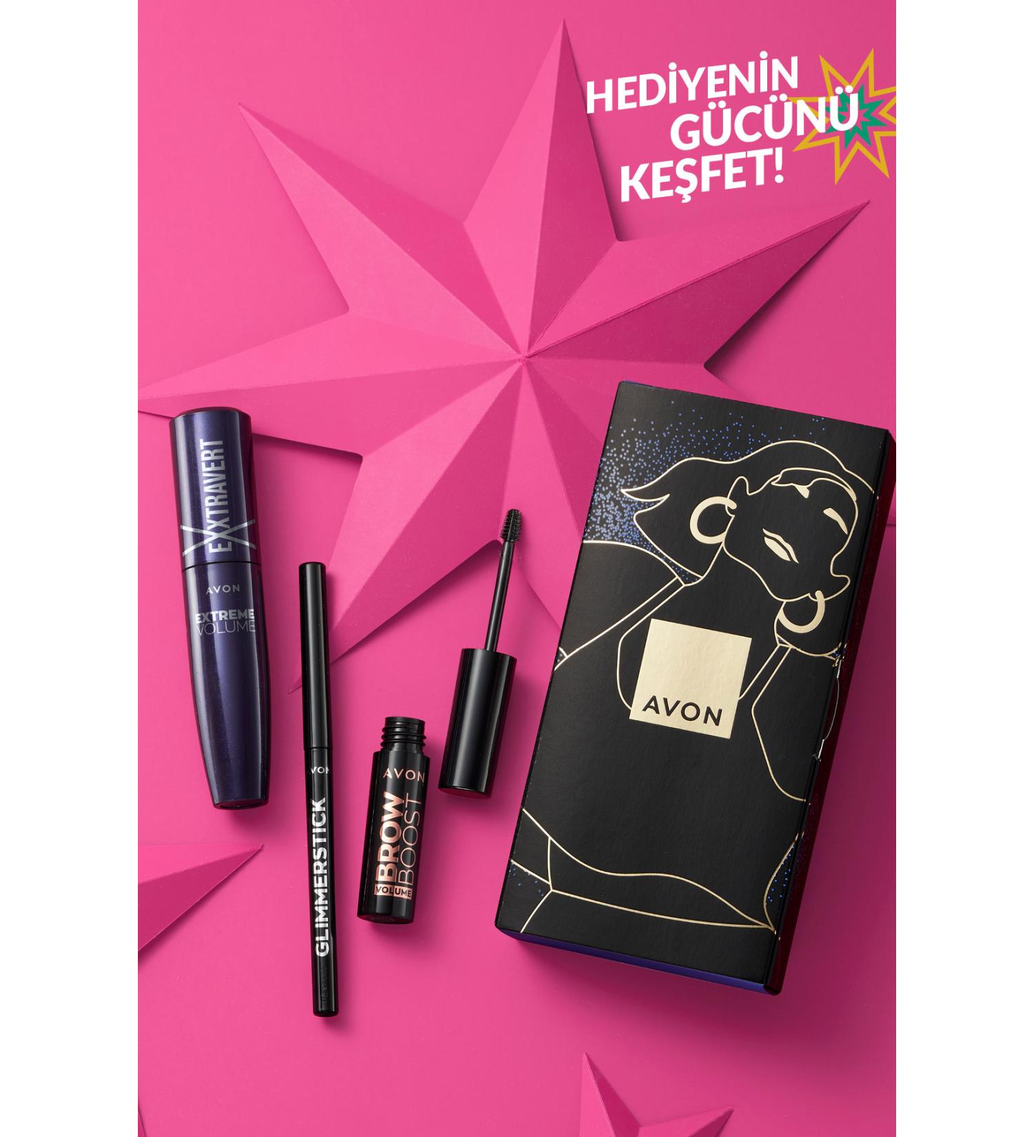 Avon Exxtravert Mascara Eyeliner and Eyebrow Gel Gift Package - Buy Online on GoSupps.com