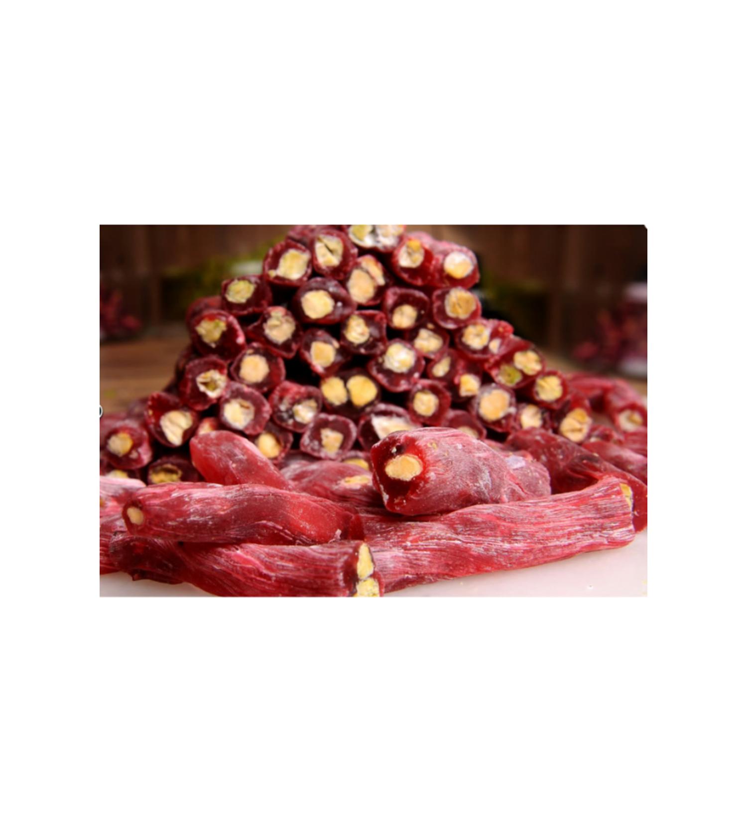 Coffeebek Luxurious Pistachio Pomegranate Finger Turkish Delight (500gr)