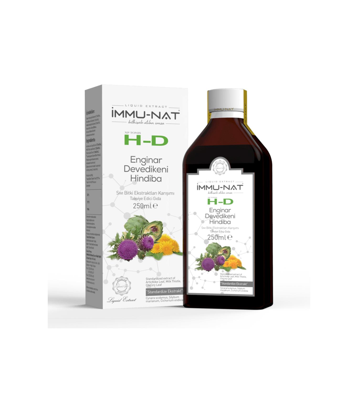 Immu-Nat Immunat Xp Tonis HD Artichoke Thistle Chicory Extract 250ml