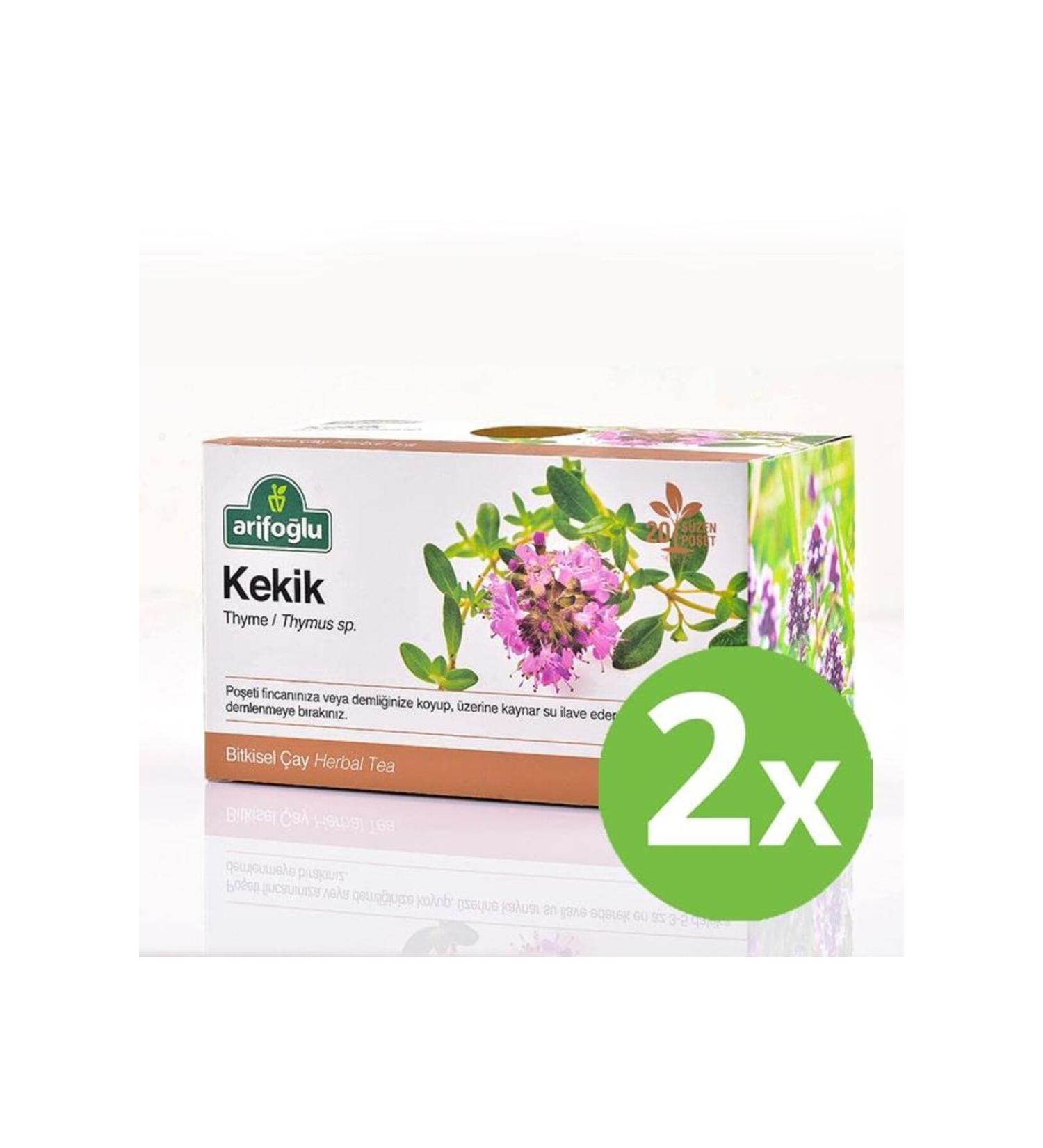 Arifo lu Thyme 20 Filtering Tea Bags (2 Pieces)