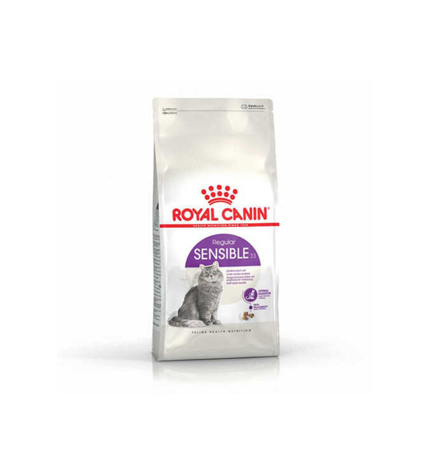 Royal Canin Sensible 33 Sensitive Adult Cat Food 2 Kg - Buy Online on GoSupps.com