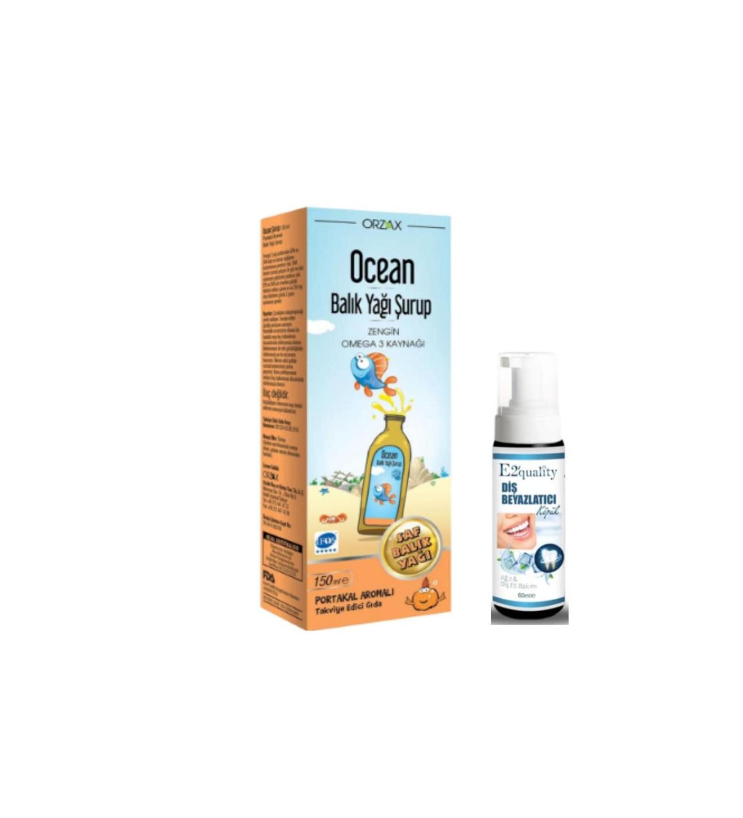 Ocean Orzax Ocean Omega3 Syrup 150 ml - Orange - Teeth Whitening Foam