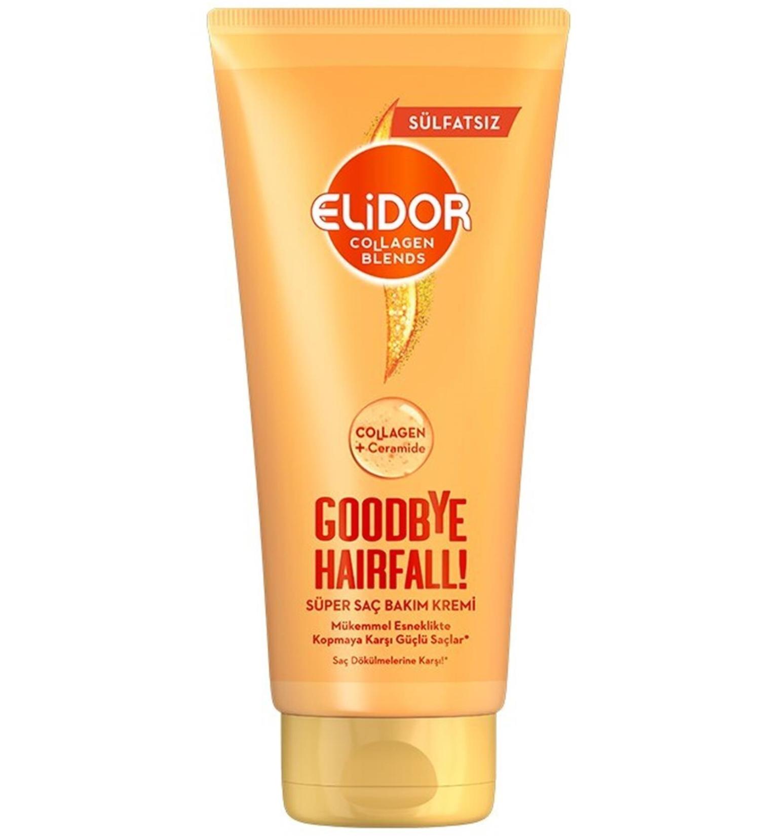 Elidor Collagen Blends Sulfate-Free Super Hair Care Cream Goodbye Hairfall Against Hair Loss 170