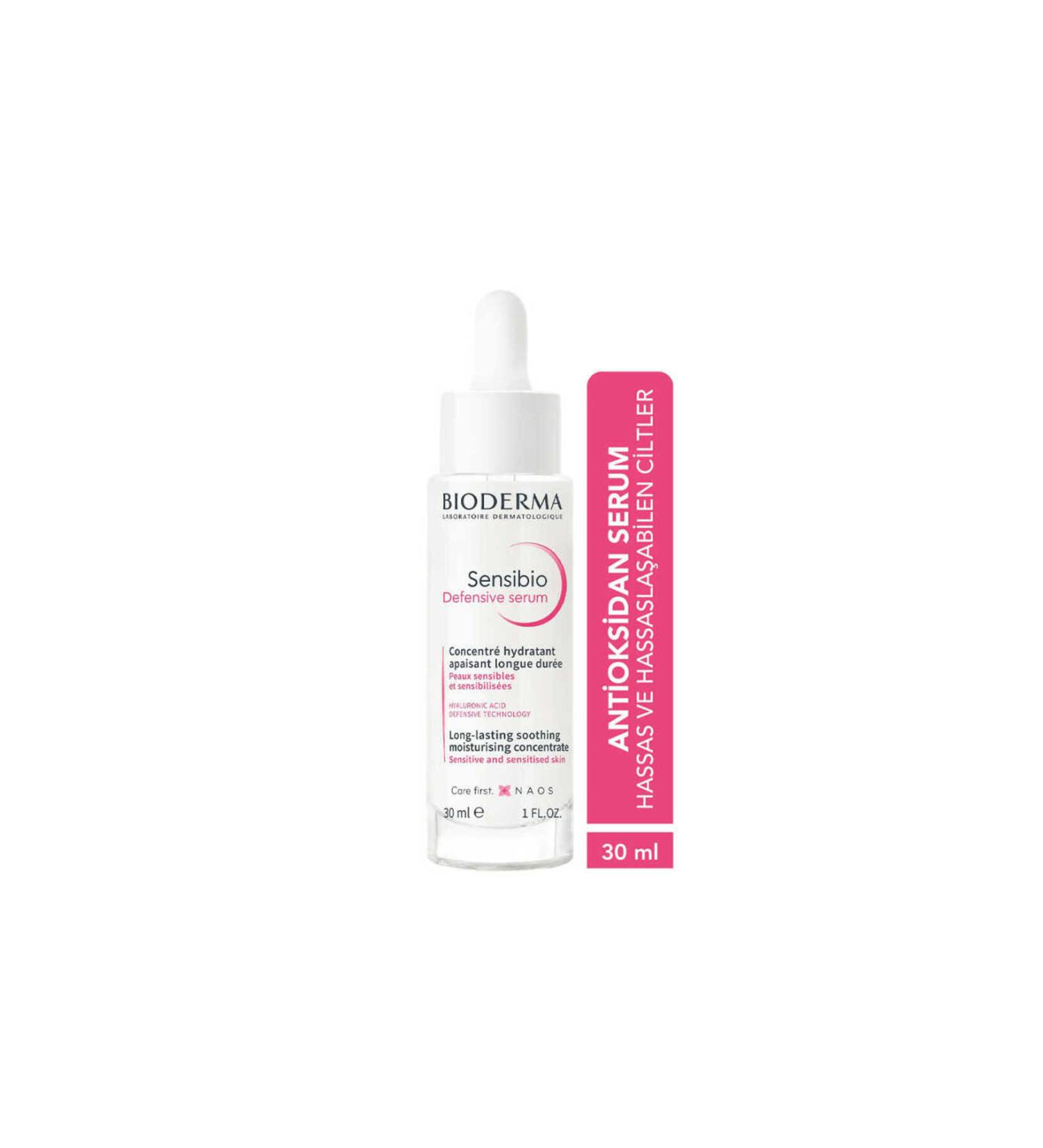 Bioderma Sensibio Defensive Moisturizing Care Serum Protecting Against Aging Appearance and External Factors 30ml