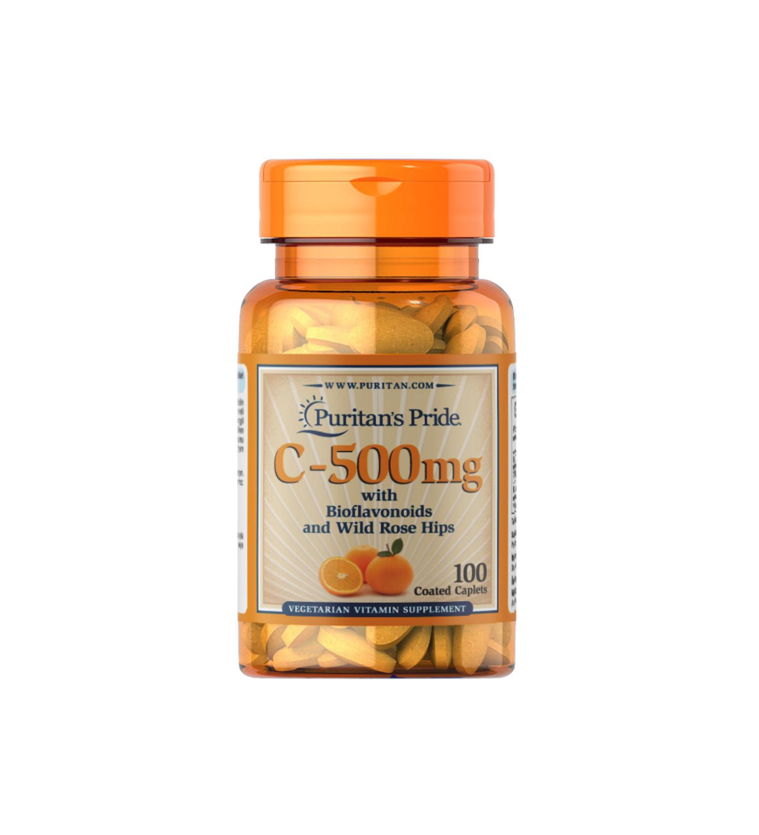 Puritan's Pride Vitamin C-500 Mg 100 Tablets