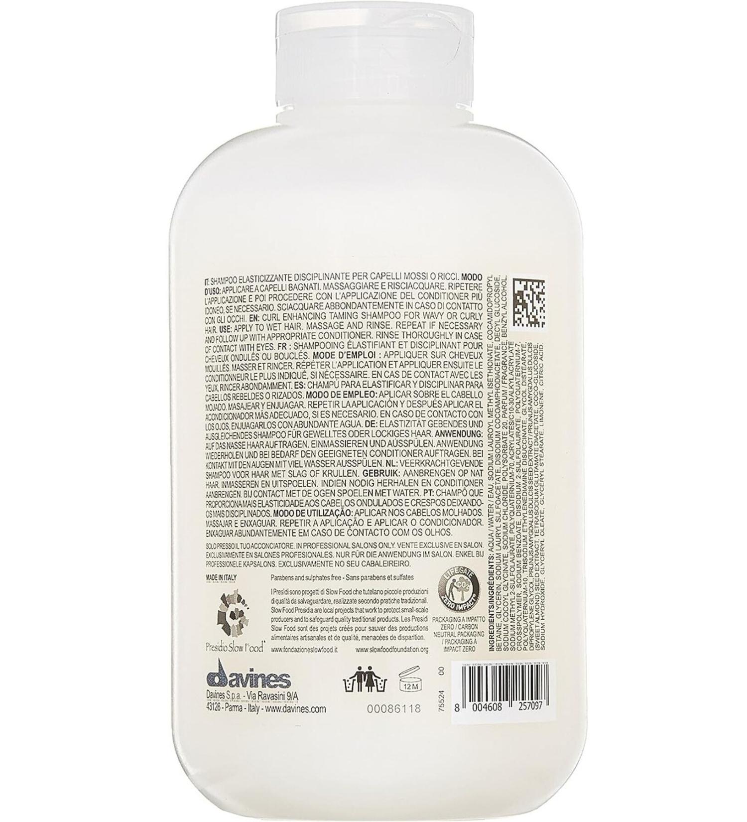 Davines Love Curl: Softening & Shining Shampoo 552 (250ml) 1noonline647