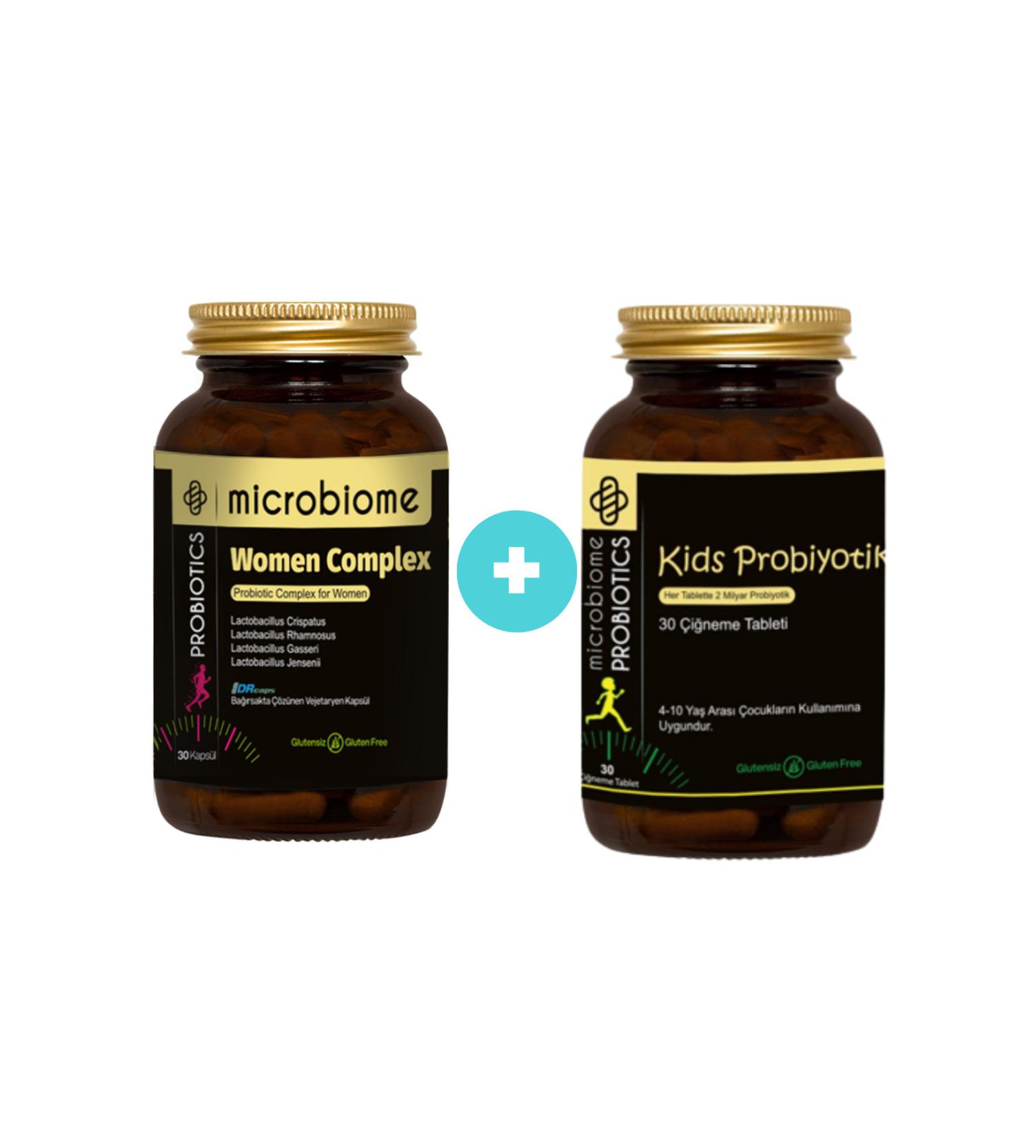 Microbiome Women Probiotic + Kids Probiotic | Women's Probiotic + Kids Probiotic - Buy Online on GoSupps.com