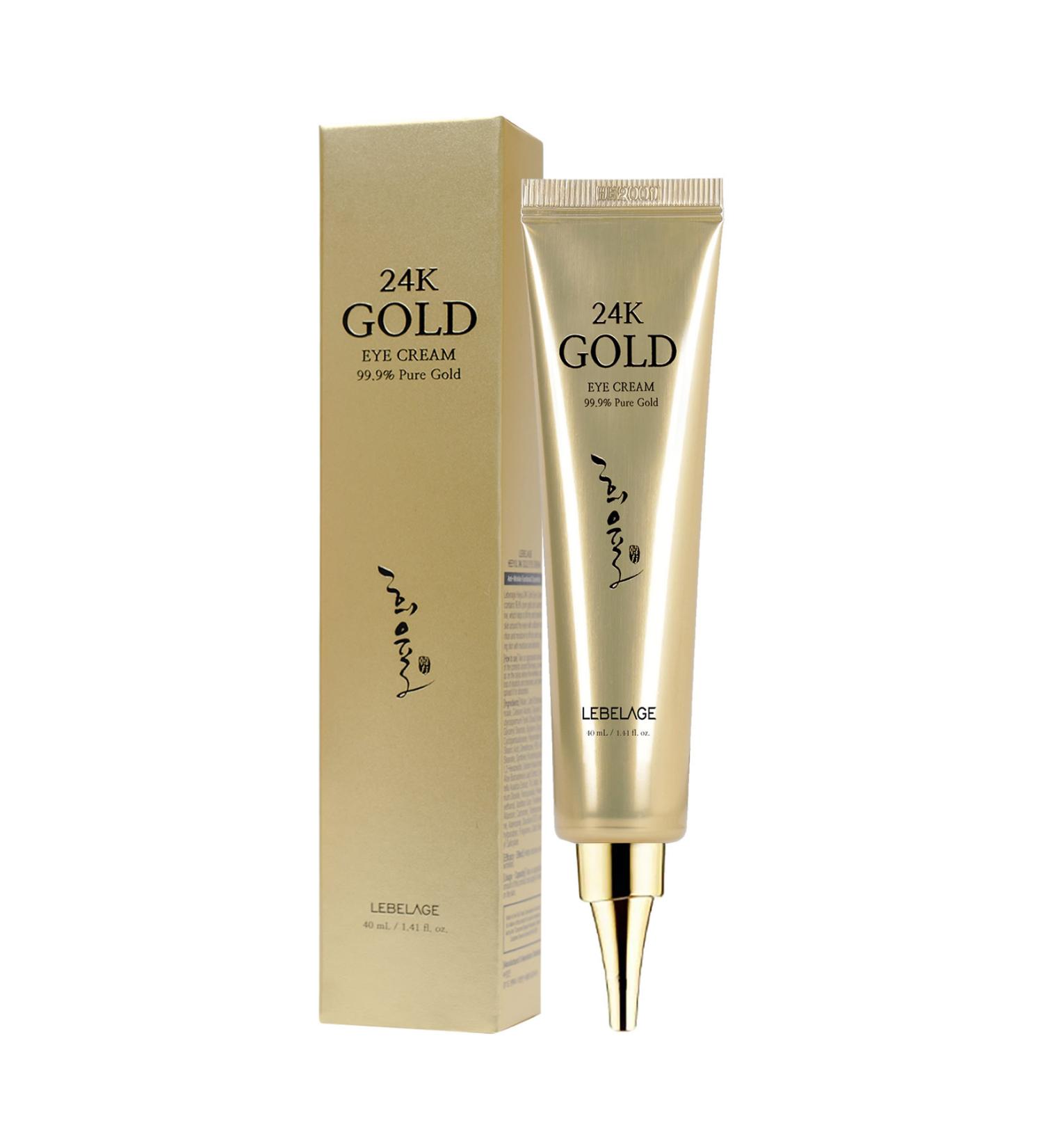 LEBELAGE 24k Gold Moisturizing Anti-Wrinkle Eye Cream Heeyul 24k Gold Eye Cream 40 Ml - Buy Online on GoSupps.com