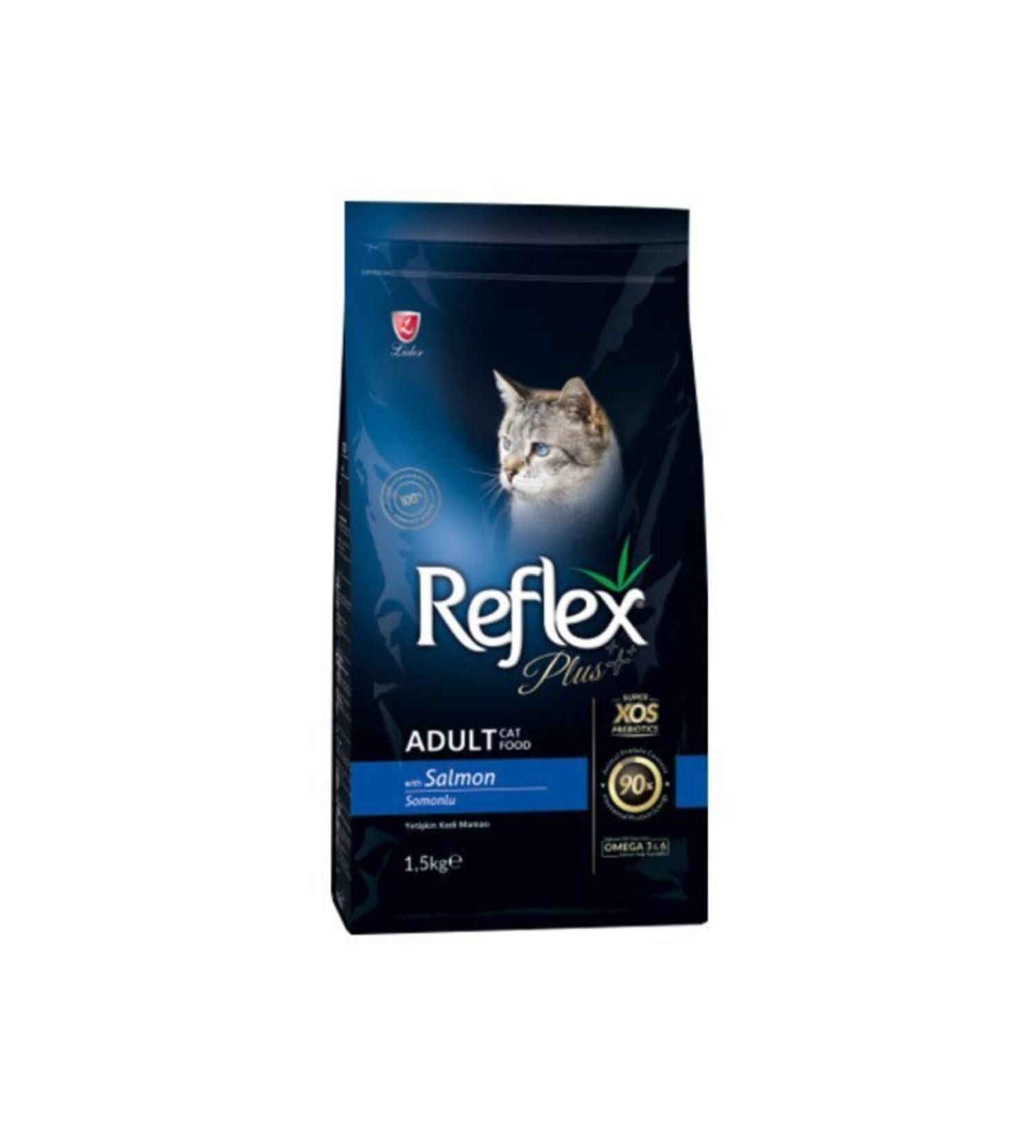 Reflex Plus Adult Cat Food with Salmon 1.5 kg