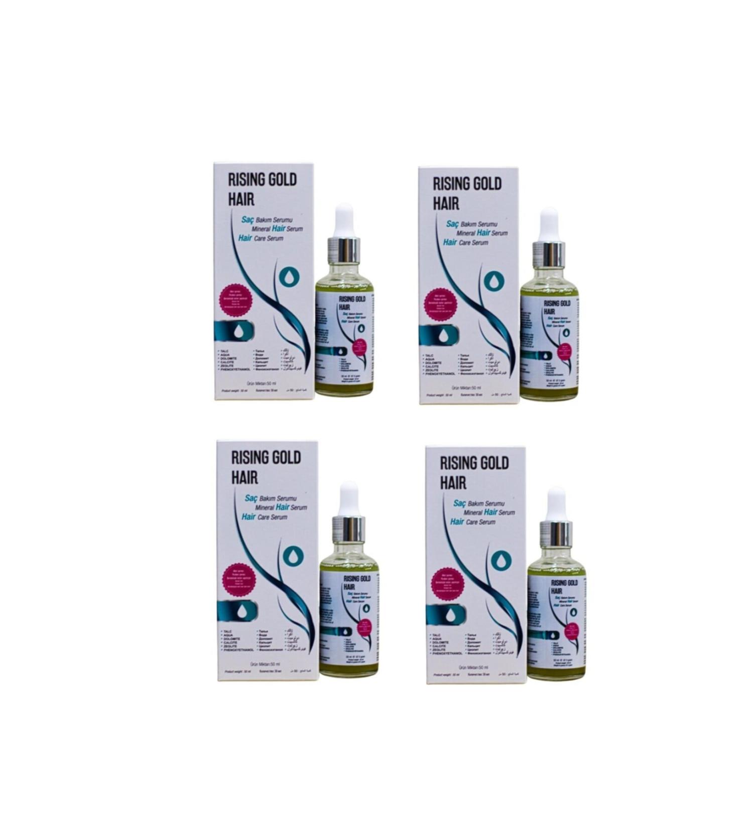 R S NG GOLD HAIR Anti Hair Loss Serum 4 Pack