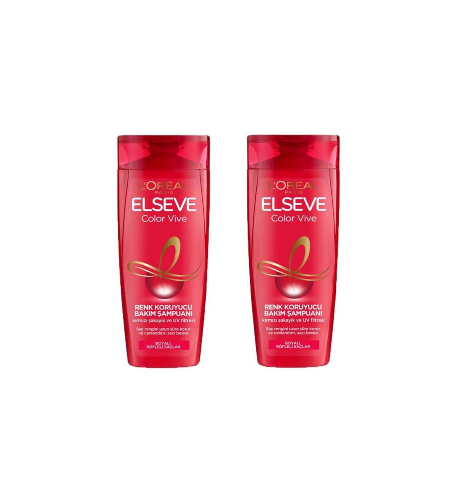 Elseve Color Vive Color Protective Care Shampoo 360 Ml X 2 Pieces