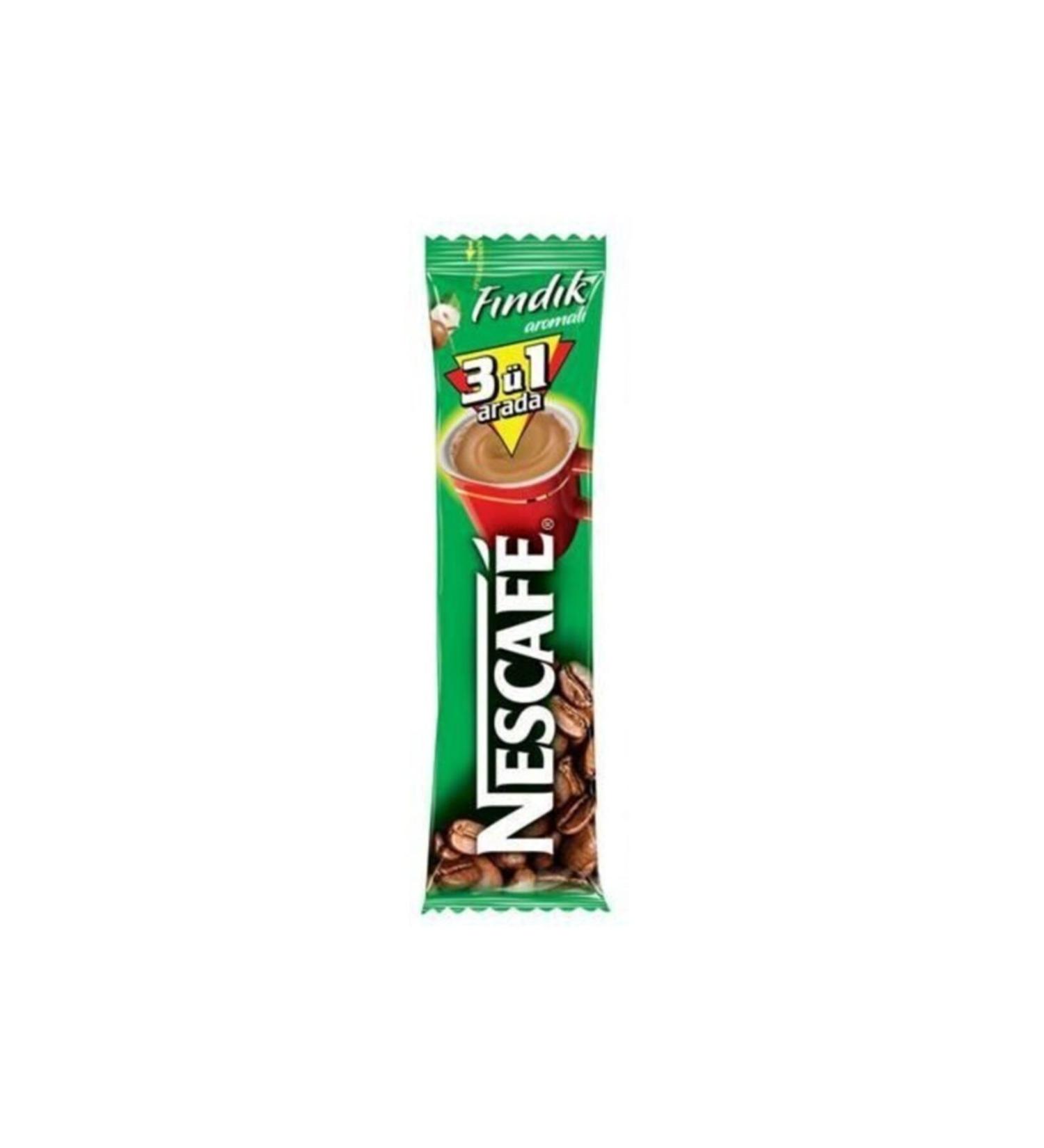 Nescafe Nescafe 3 in 1 Hazelnut Flavored 17 Gr