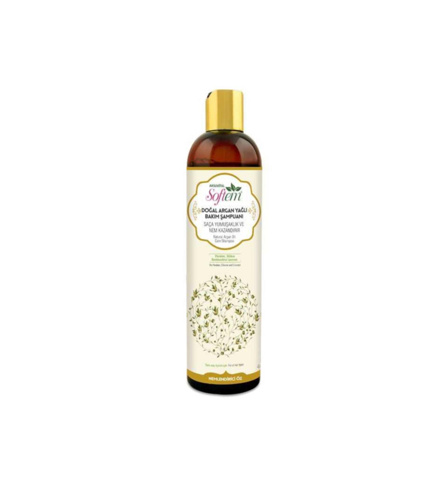 Softem Argan Oil Natural Hair Care Shampoo 400 ml