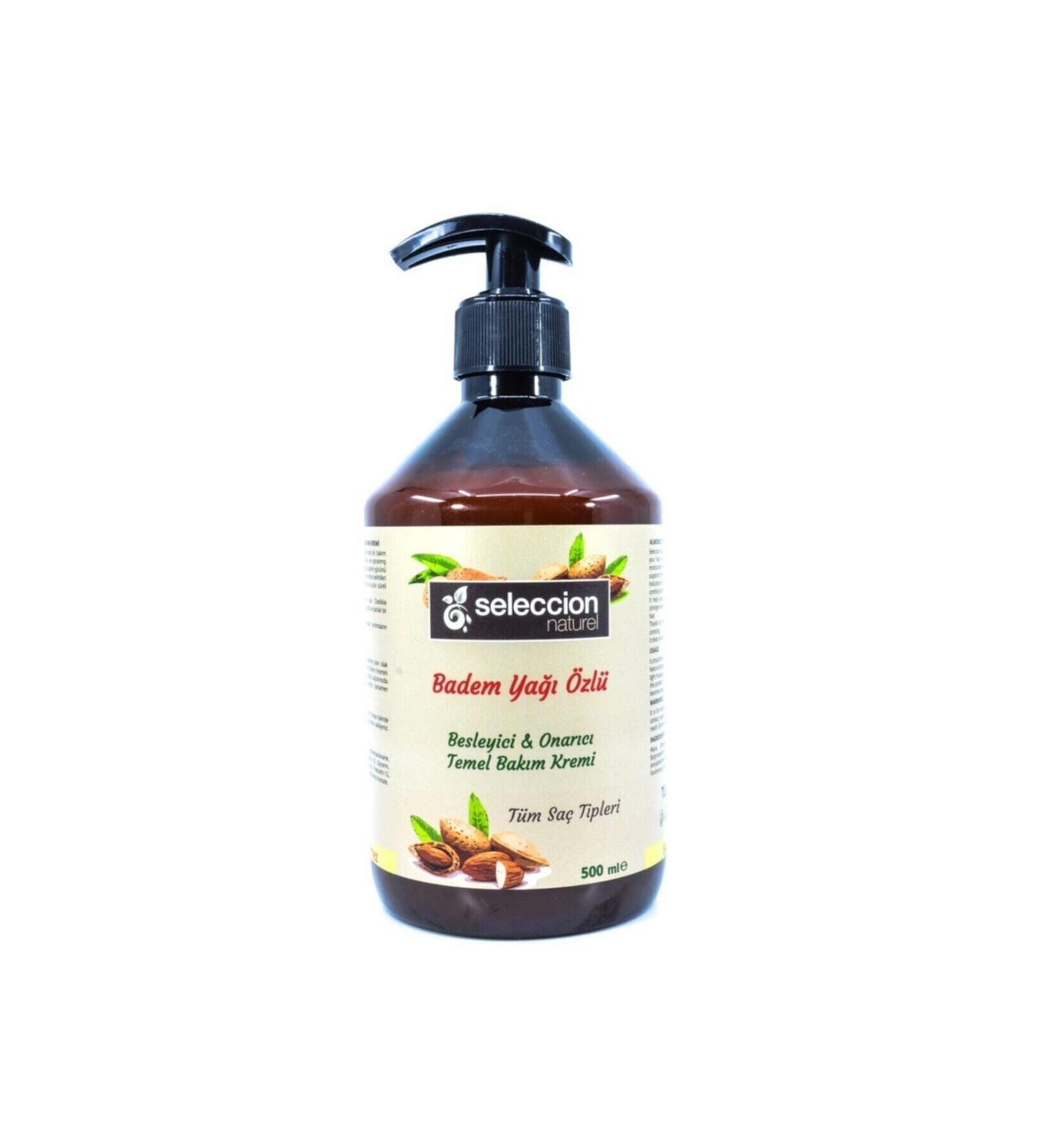 Seleccion Natural Almond Oil Essence Hair Conditioner 500 Ml