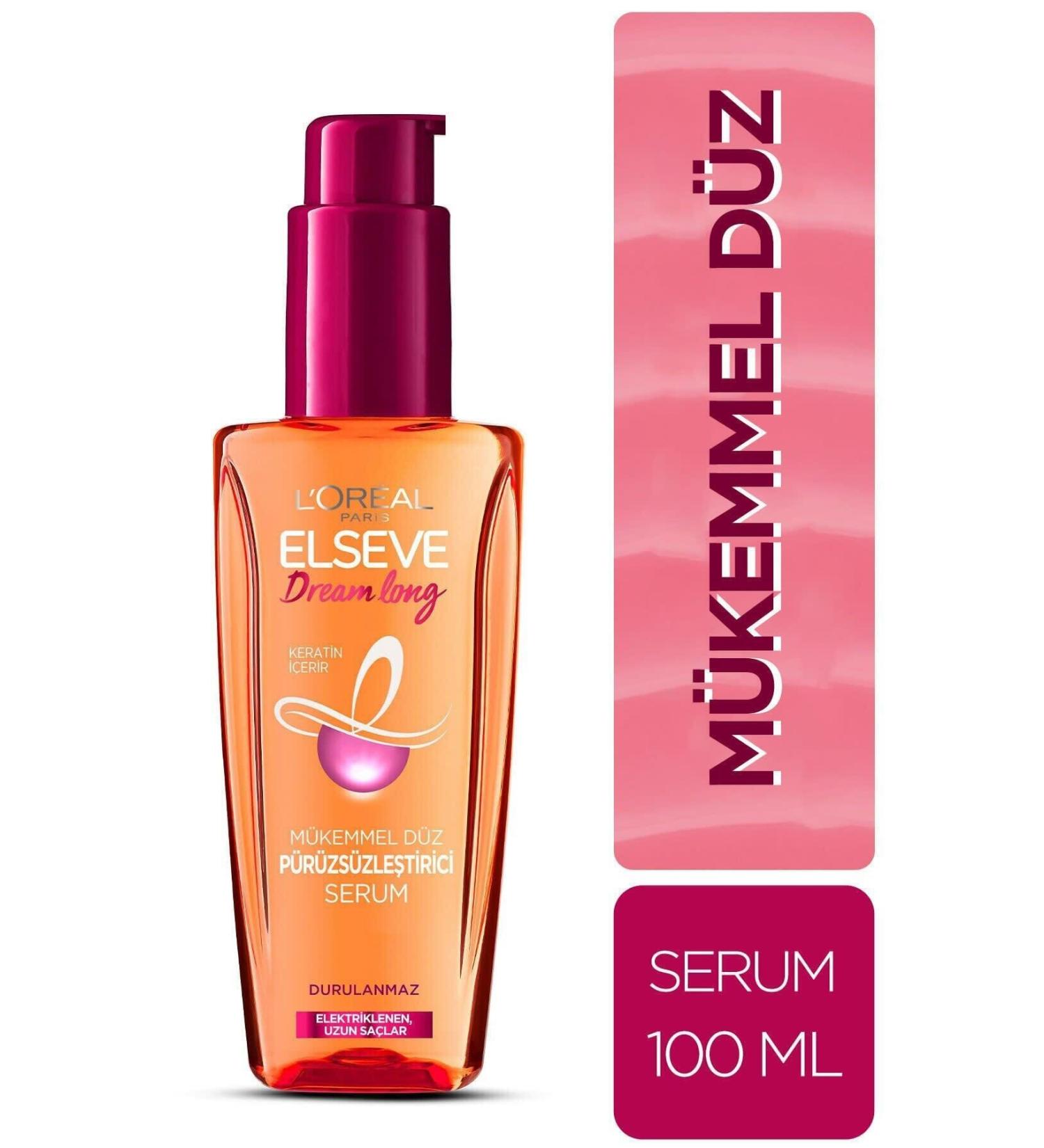 Elseve Hair Serum Dream Long Perfectly Straight Smoothing Serum 100 Ml