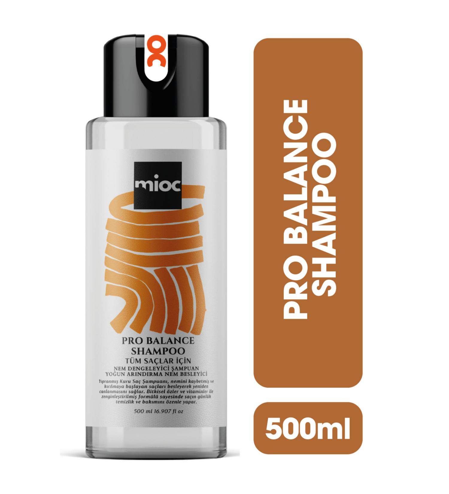 Mioc Cosmetics Mioc Professional Pro Balance Shampoo For All Hair Types 500 ml