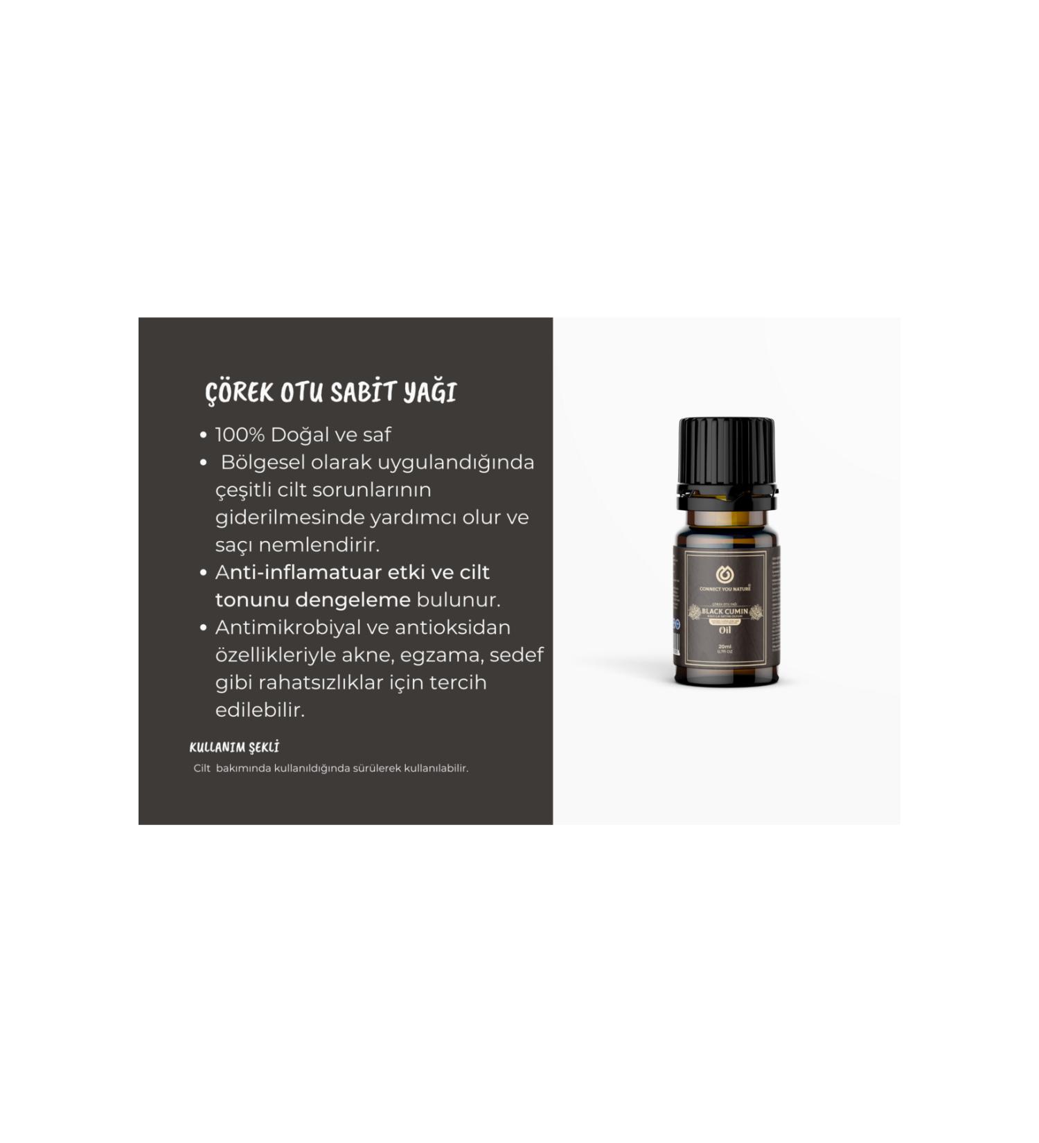 Connect You NATURE Black Cumin Fixed Oil (20ml)