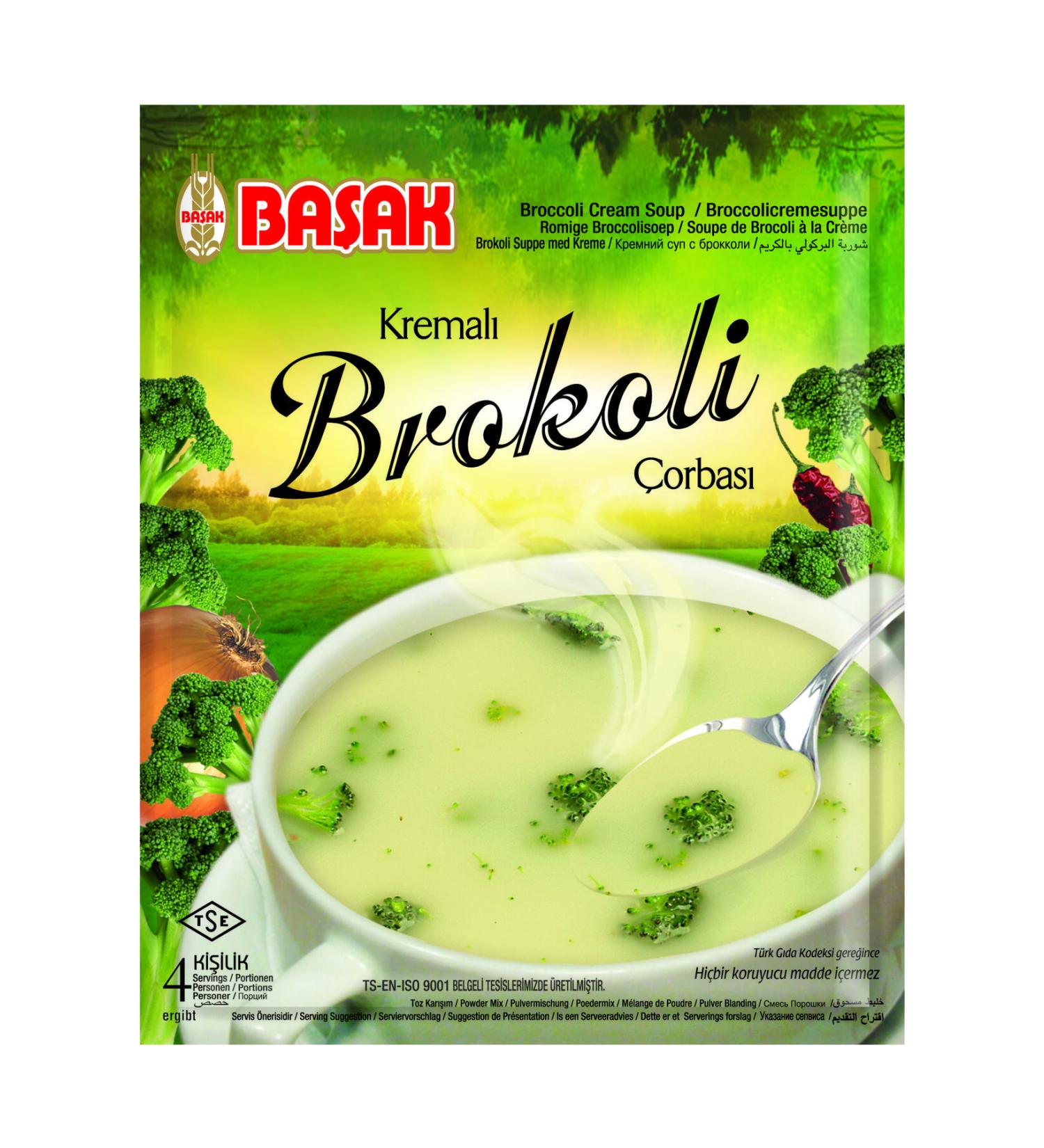 BASAK Ready Soup-Creamy Broccoli 60 gr. 12 pieces