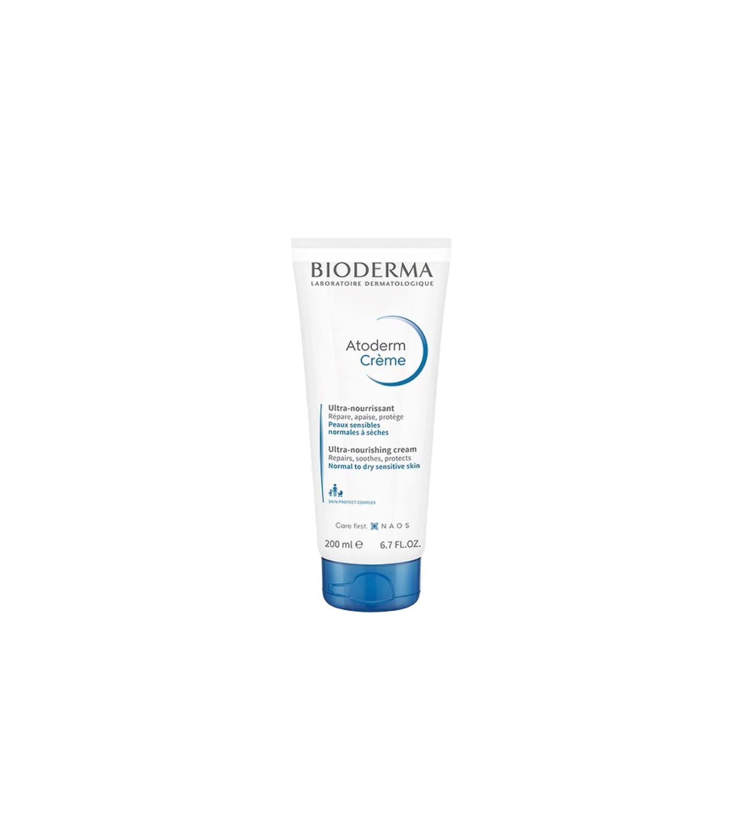 Bioderma Atoderm Cream Ultra 200 mlUltra Moisturizing Nourishing Care Cream for Dry Skin Kzmtk