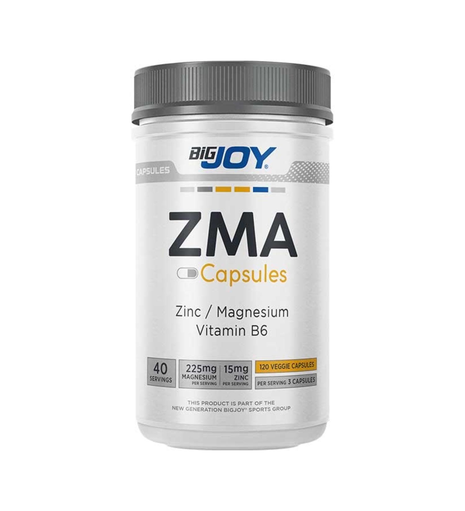 Bigjoy Sports Bigjoy Zma 120 Capsule Zinc - Magnesium - Vitamin B6