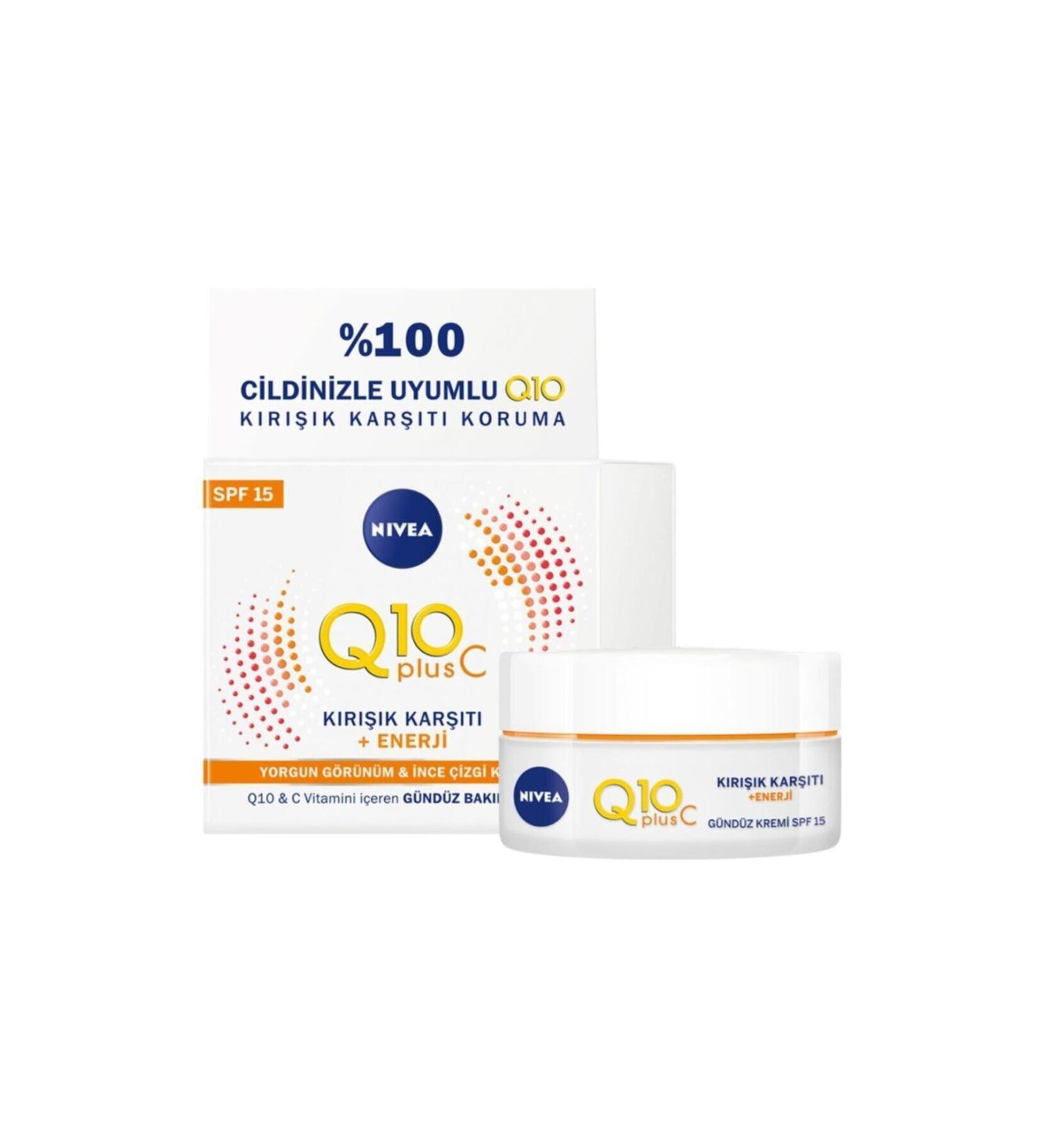NIVEA Q10 Plus C Anti-Wrinkle + Energy Day Care Cream 50ml