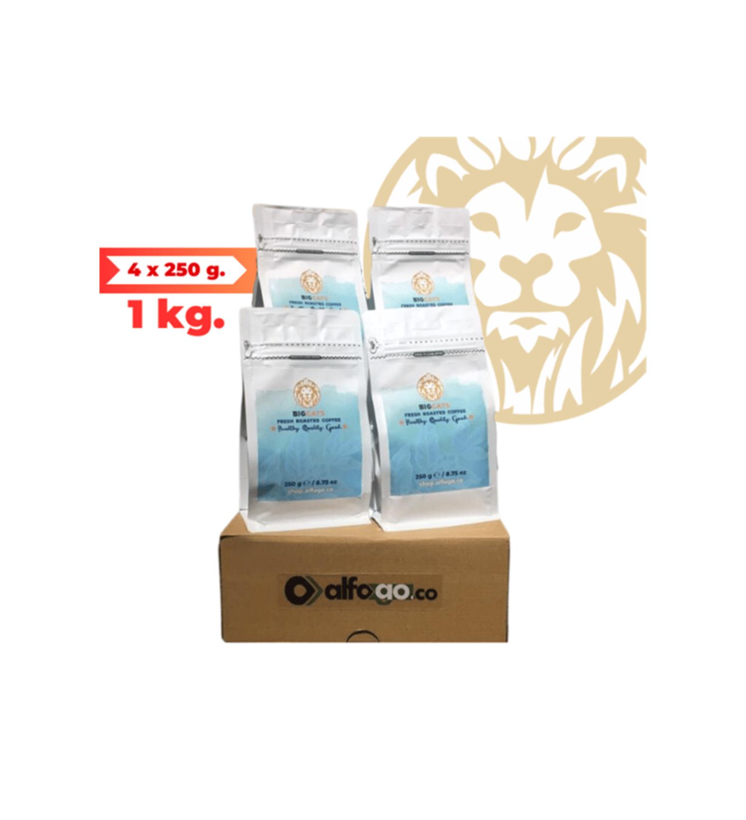 Bigcats Ethiopian Sidamo Filter Coffee 1000 grams (1 KG.)