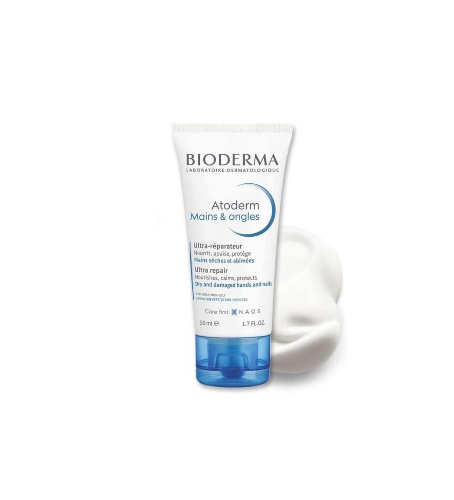 Bioderma Atoderm Hand Nail Cream 50 ML Nourishing care for dry and damaged hands and nails