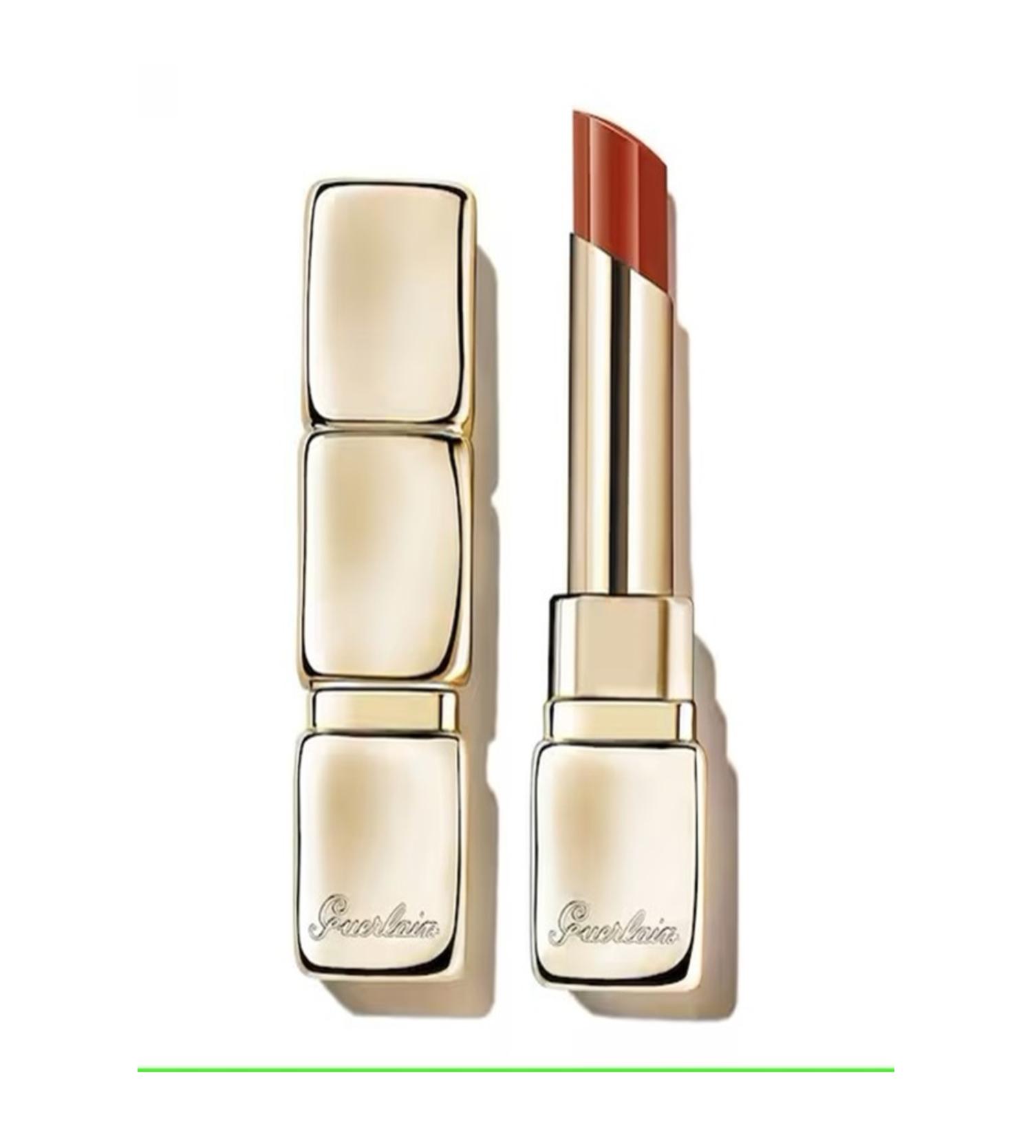 Guerlain KissKiss Shine Bloom Natural Ingredients 24 Hour Moisturizing Shiny Finish Lipstick 3.2G