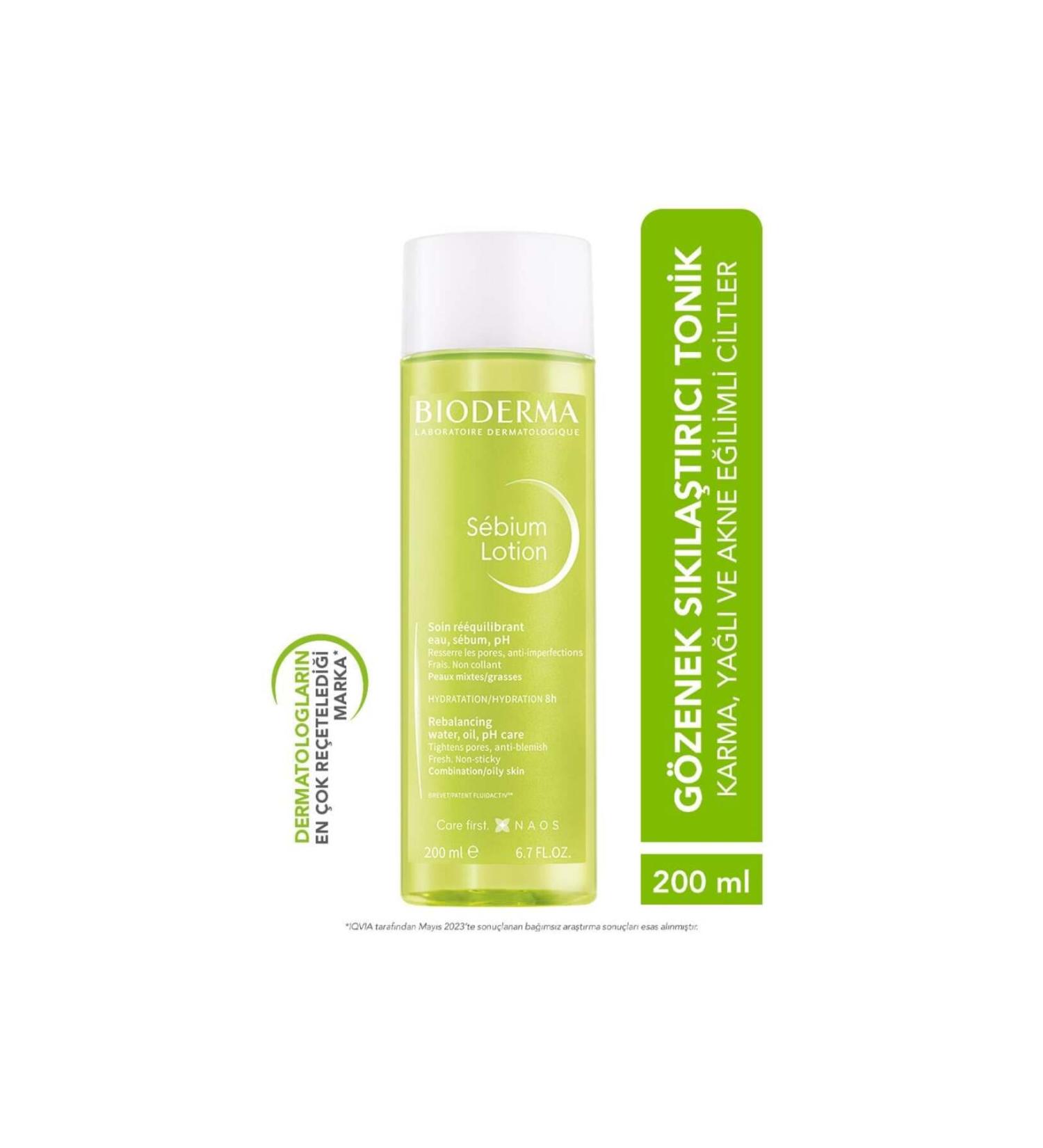 Bioderma Sebium Lotion 200 ml Tonic for Oily Skin