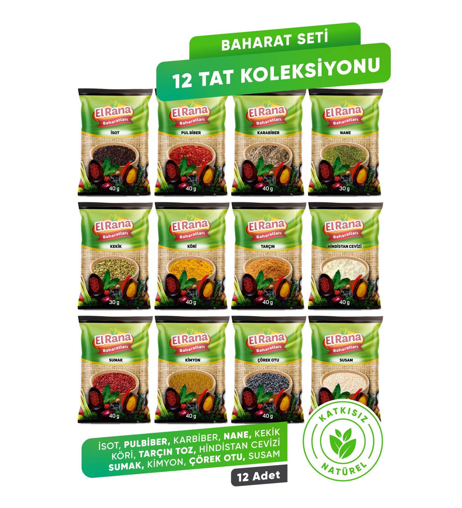 ELRANA SPICES Spice Series 12 Flavor Collection 12 Spices