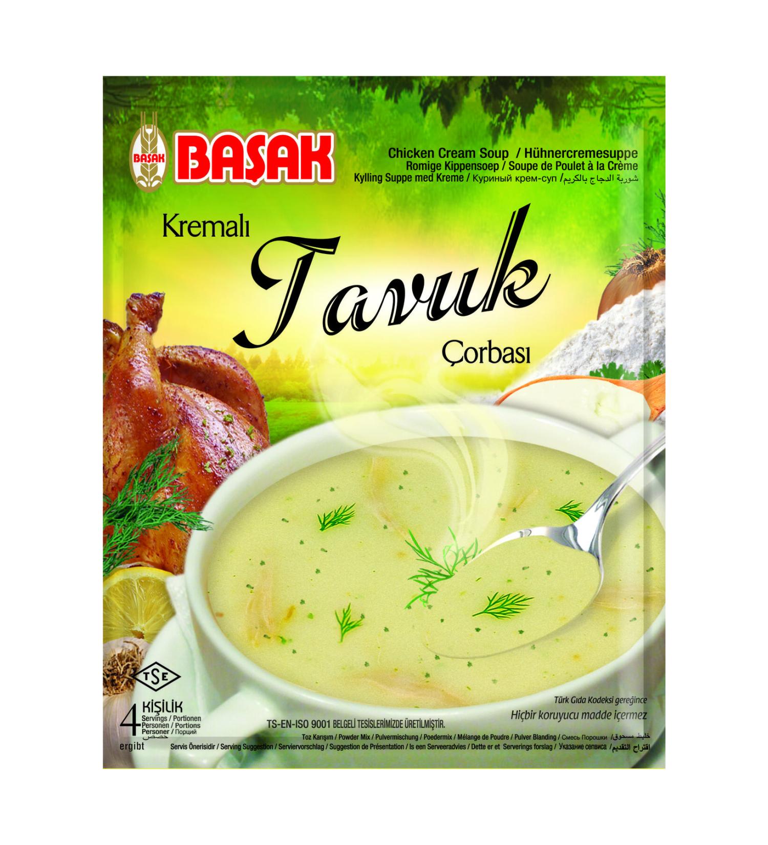 BASAK Ready Soup-Creamy Chicken 60 gr.12 pieces