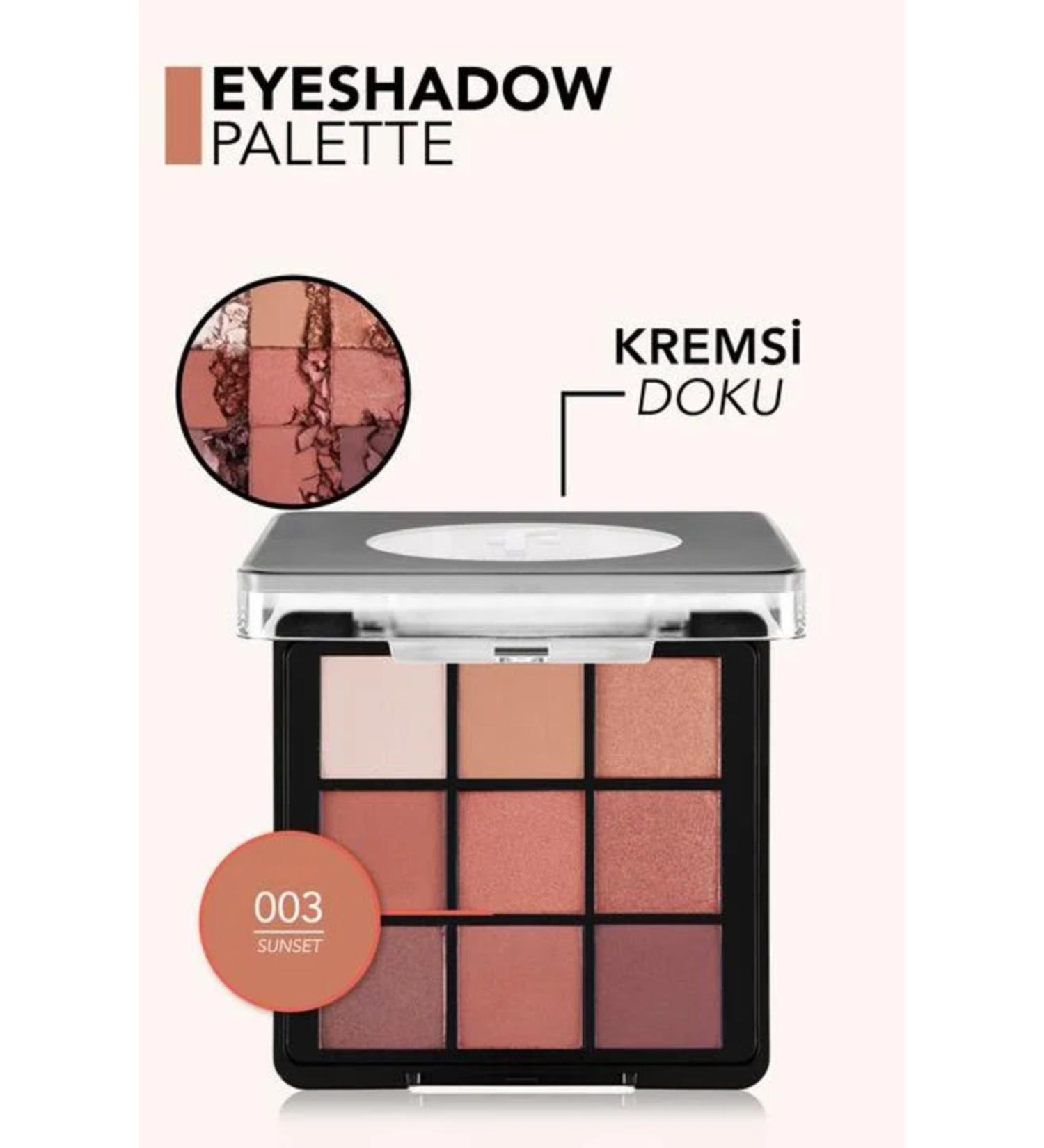 Flormar Compact 9-Pack Eyeshadow Palette | 003