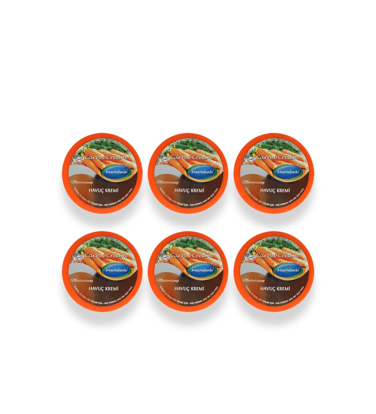 Mecit Efendi Carrot Cream 200 ml X 6 PIECES