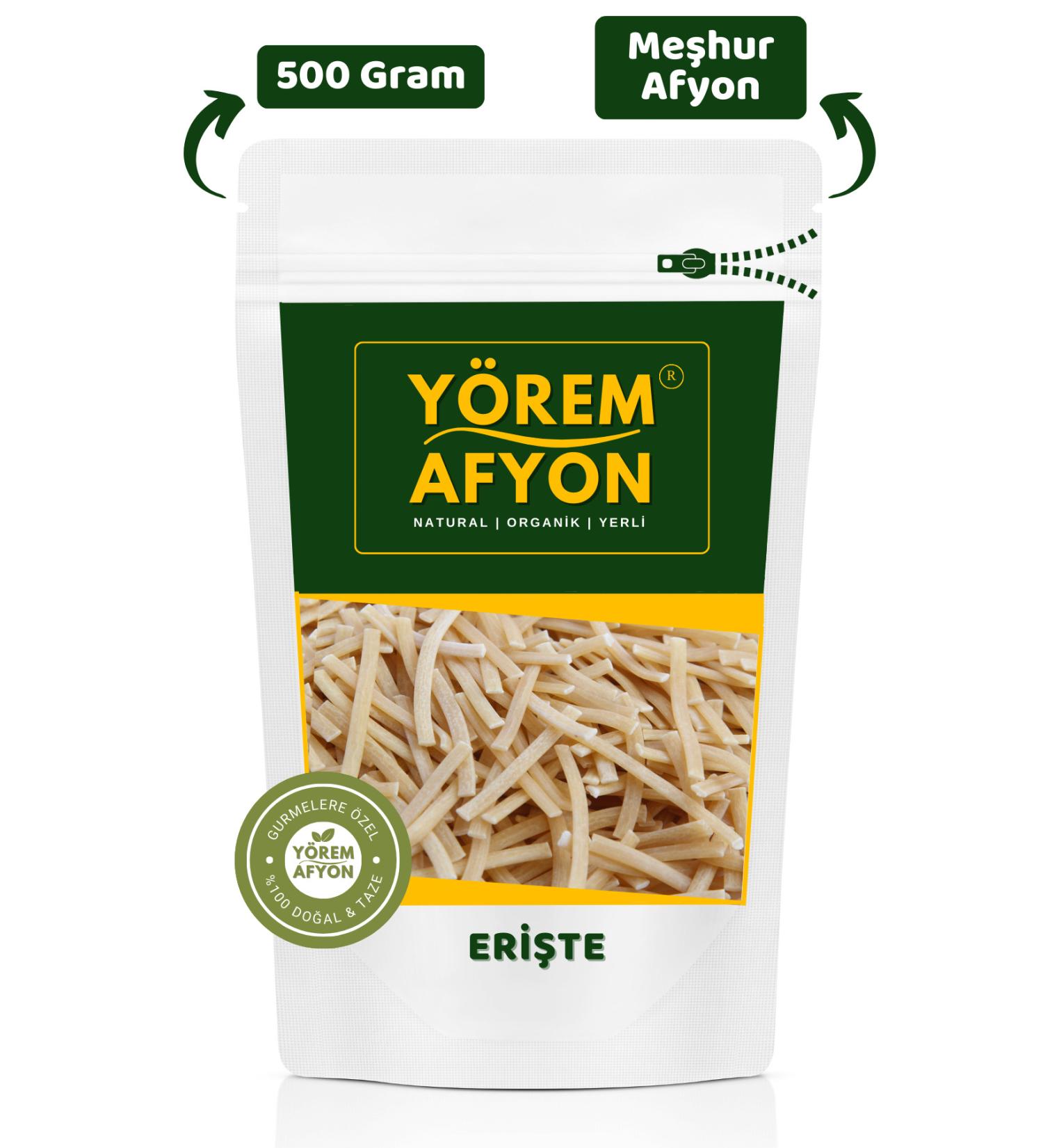 G l ehre Y rem Afyon Famous Afyonkarahisar Homemade Additive-Free Noodles with Plenty of Eggs | 500gr. - Buy Online on GoSupps.com
