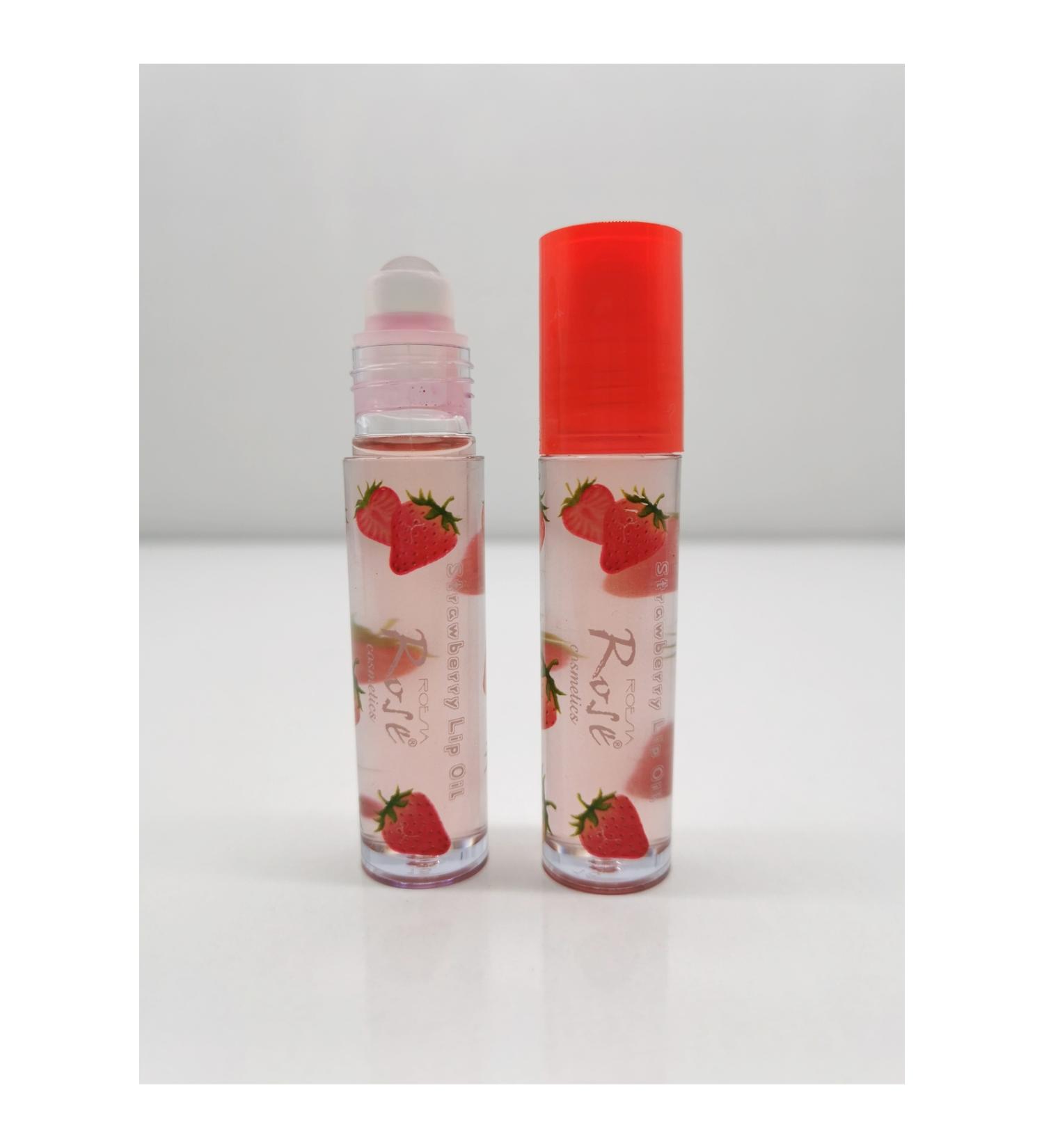 AILY COSMETICS Rose Roll On Fruity Lip Gloss - Roll On Lipgloss Strawberry