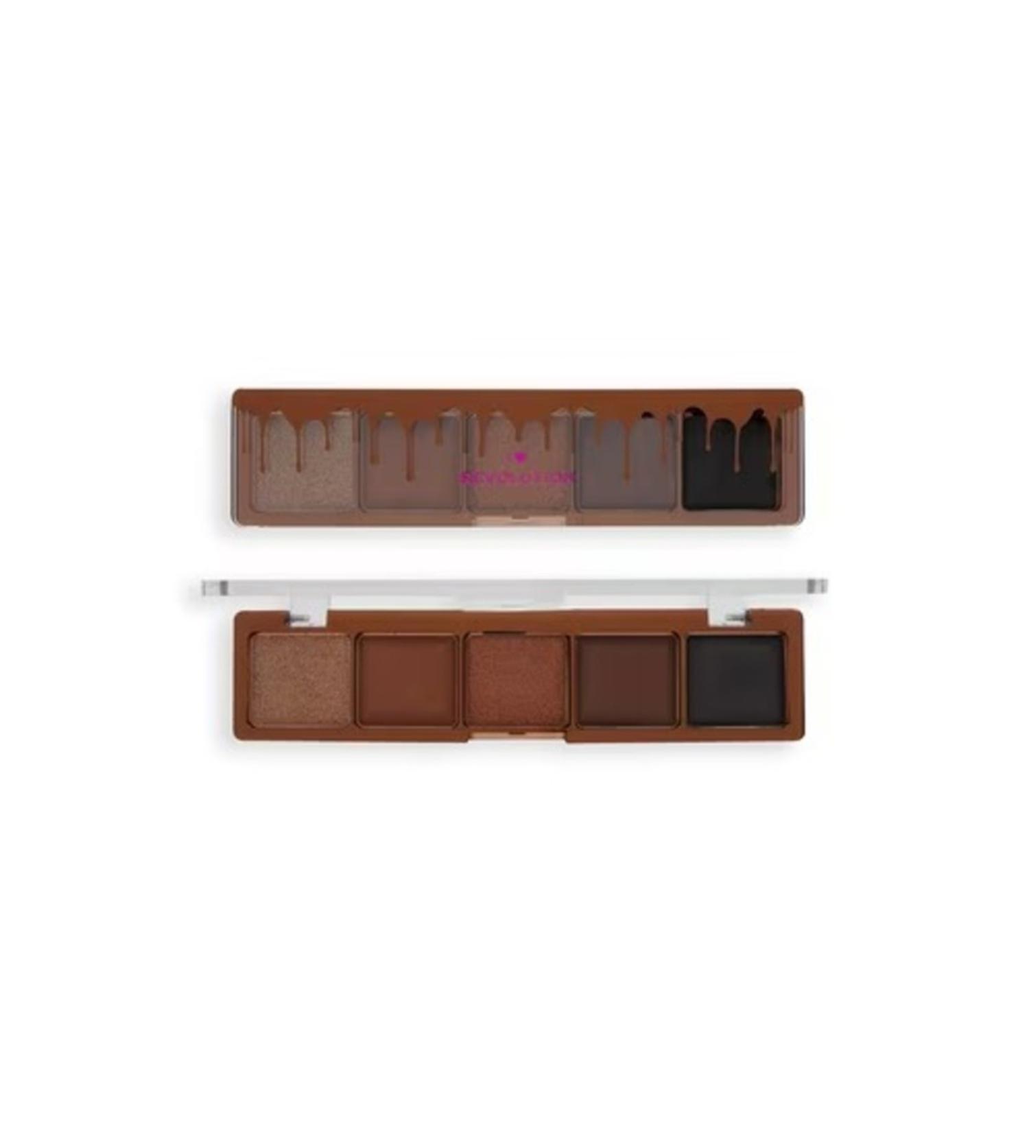 I Heart Revolution Eyeshadow Palette Chocolate Dark Brownie