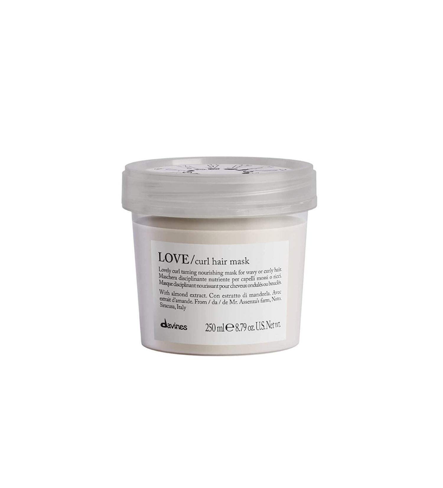 Davines Love Curl Sulfate-Free Hair Mask for Wavy Curly and Frizzy Hair 250 Ml