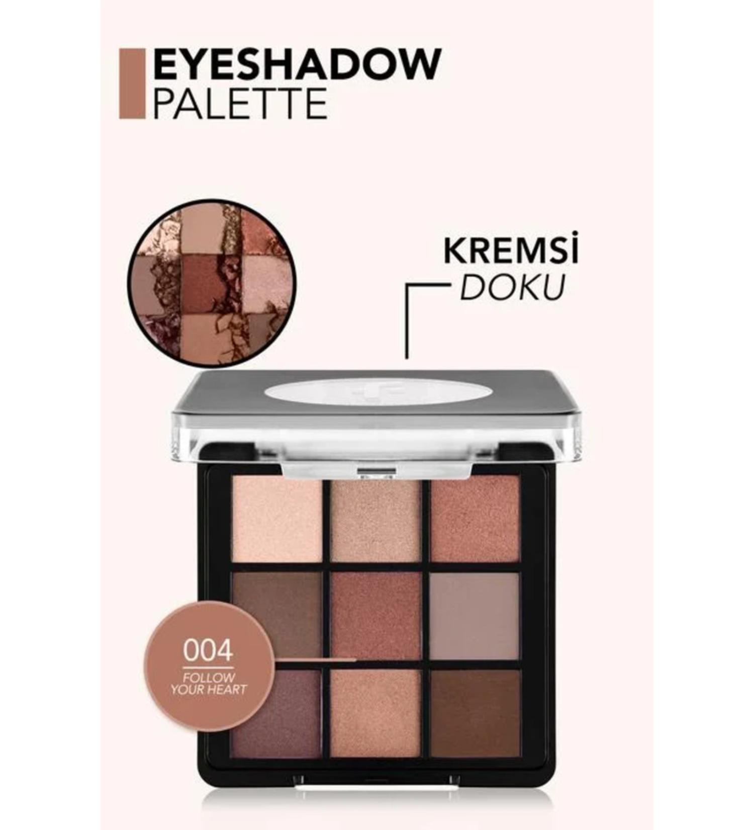 Flormar Compact 9-Pack Eyeshadow Palette | 004