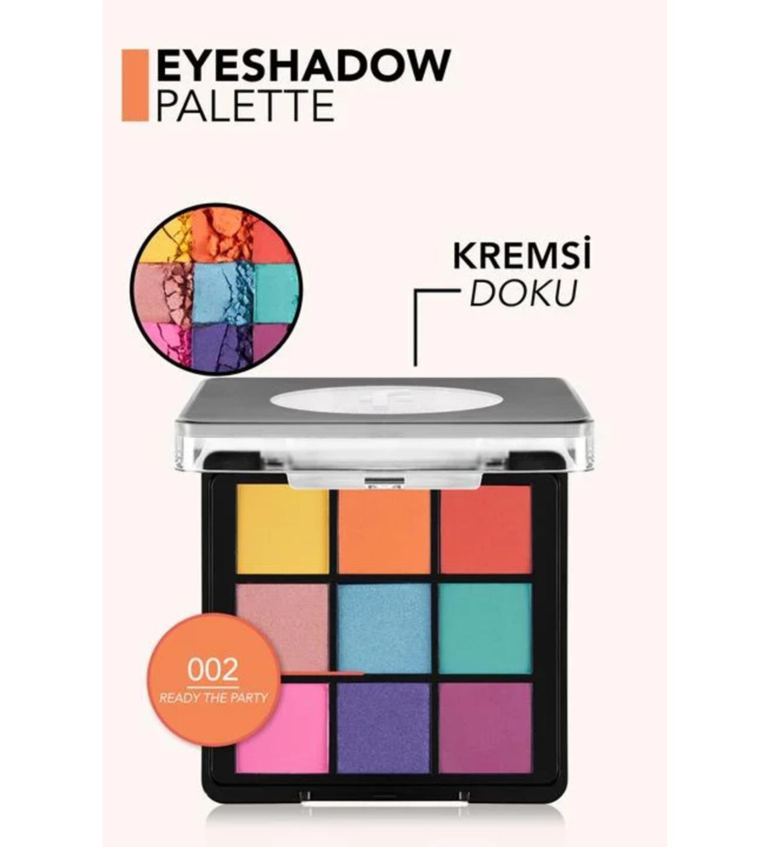Flormar Compact 9-Pack Eyeshadow Palette | 002