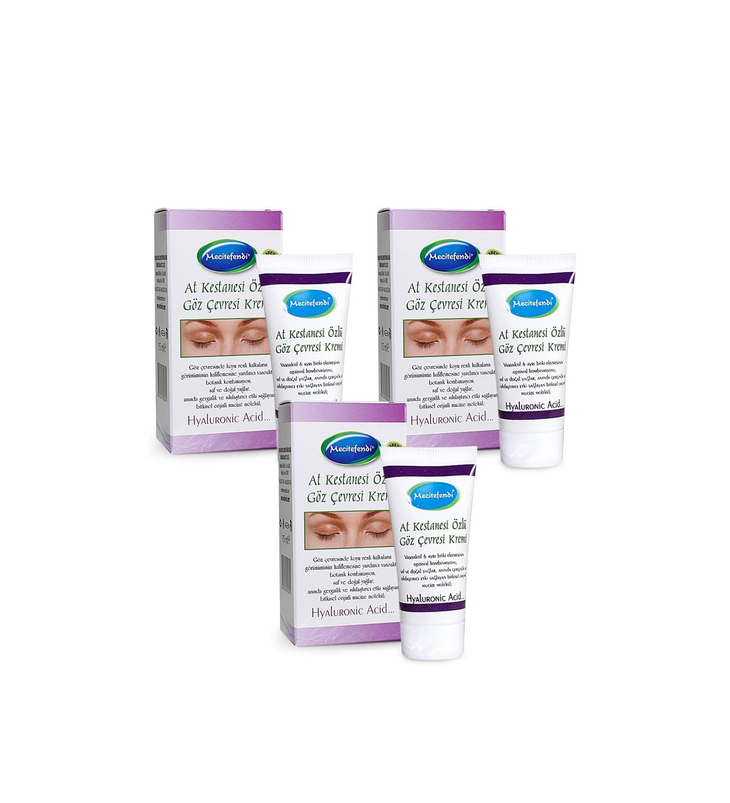 Mecit Efendi Eye Contour Cream Horse Chestnut Extract 3-Piece Set
